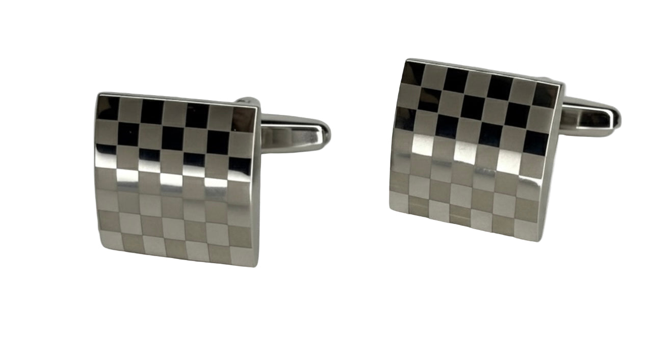 Chessboard Cufflinks – The Strategist’s Choice