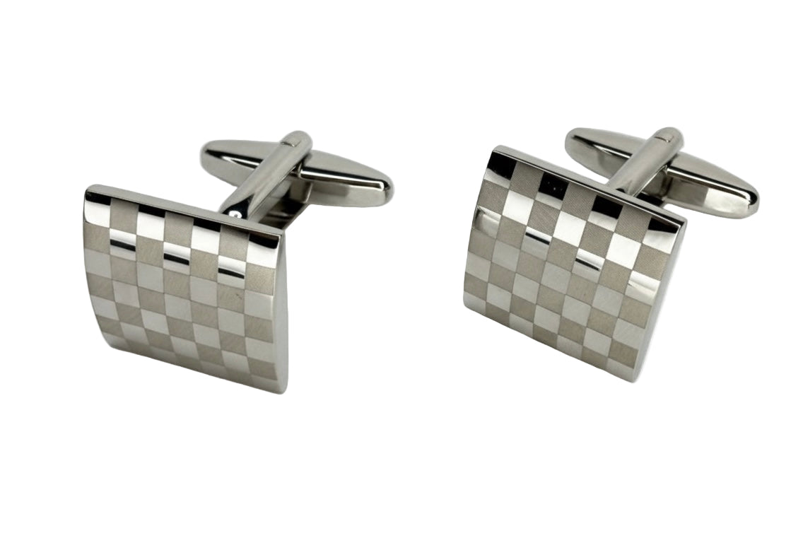 Chessboard Cufflinks – The Strategist’s Choice