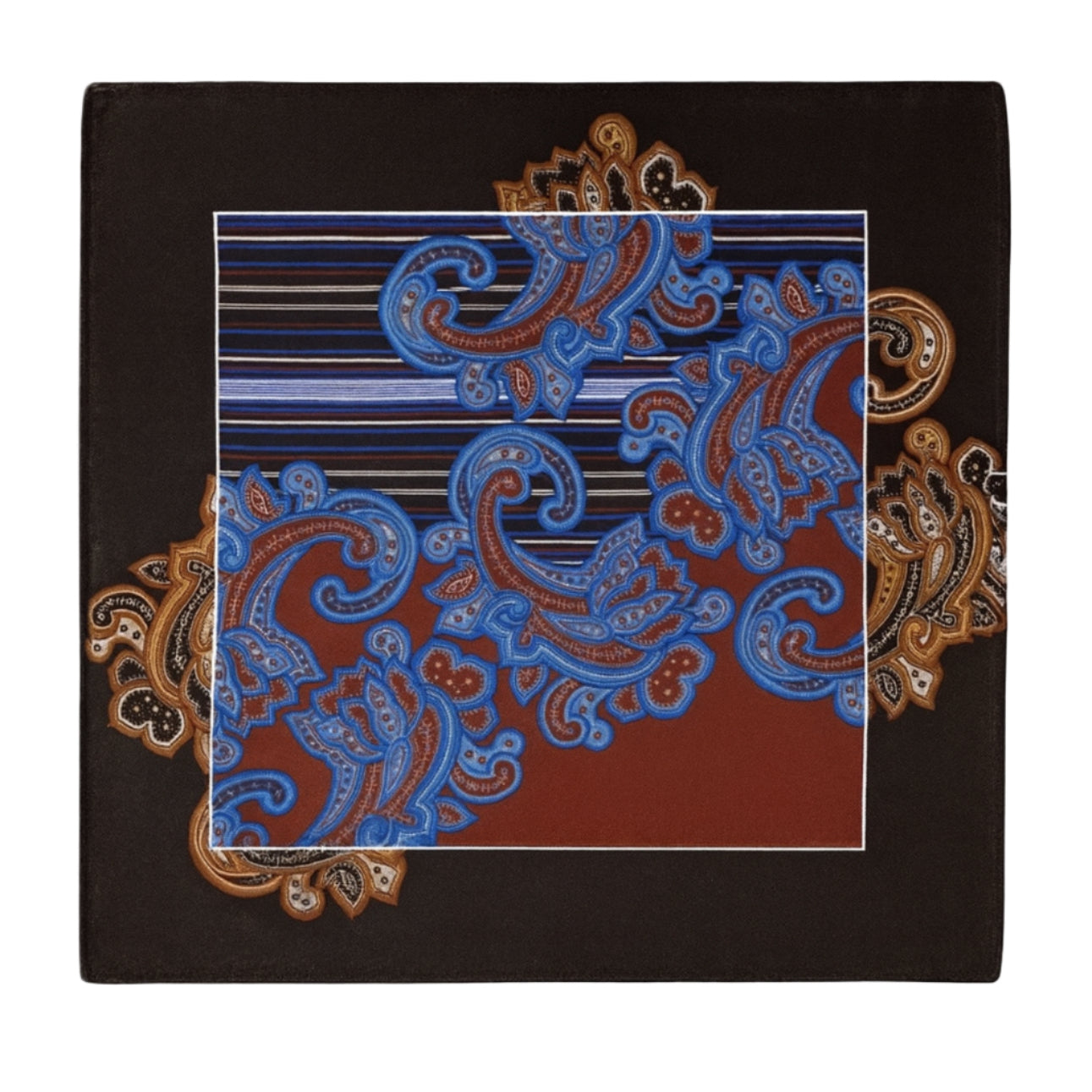 Stylish Silk Paisley Elegance