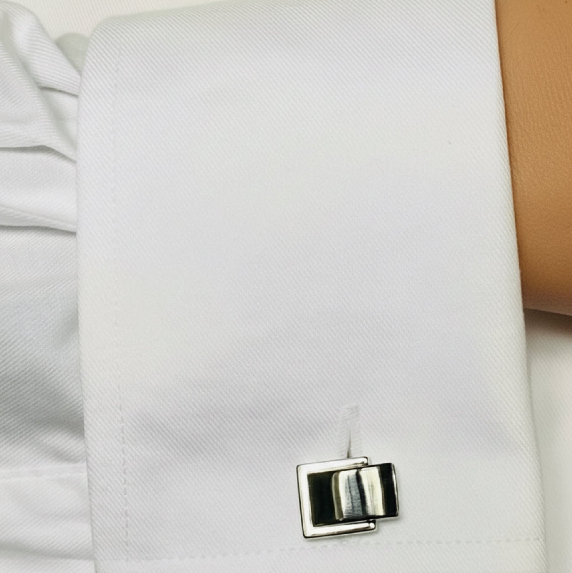 Black & Silver Stone Cufflinks — Where Precision Meets Poise