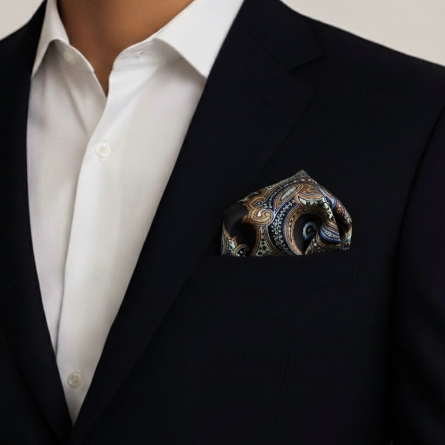 Stylish Silk Paisley Elegance