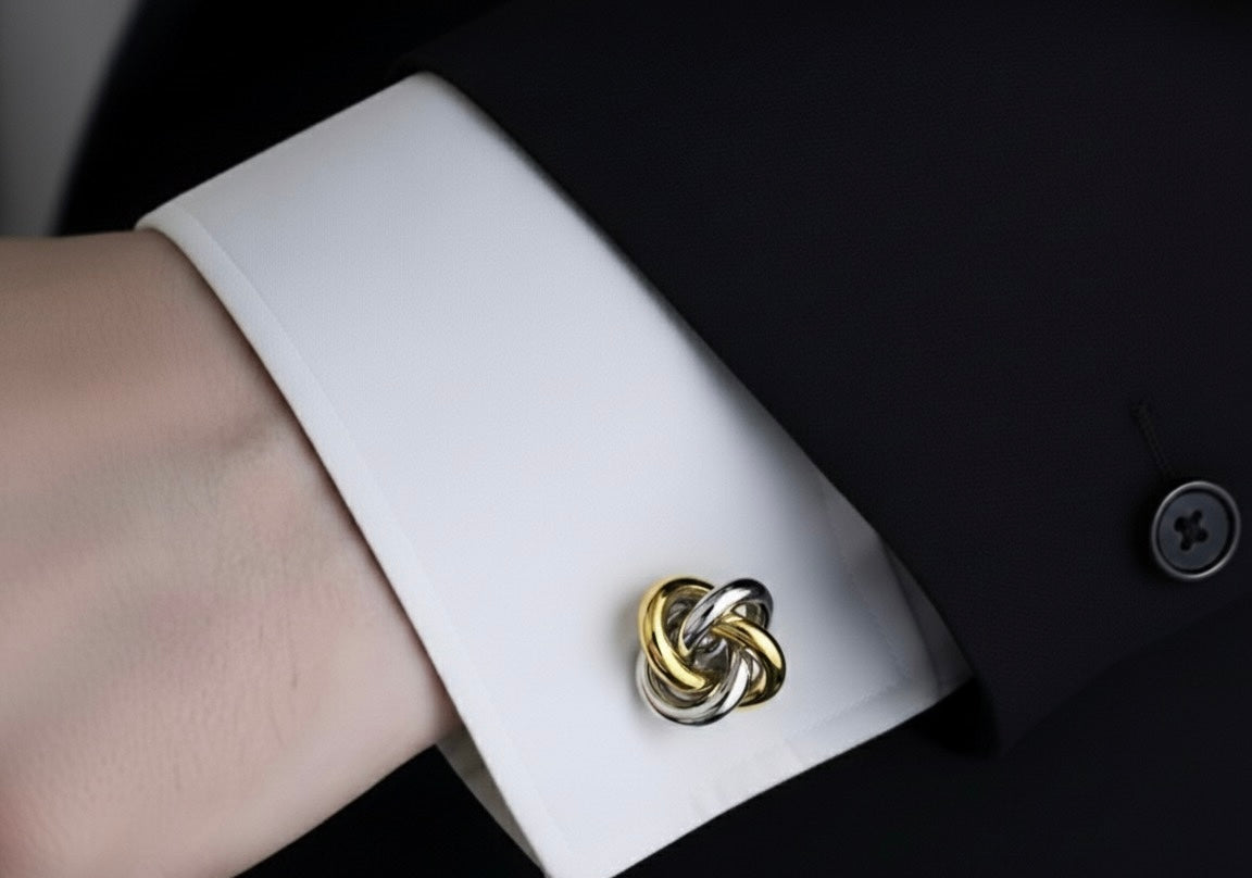 Dual Knot Cufflinks — The Art of Dual Harmony