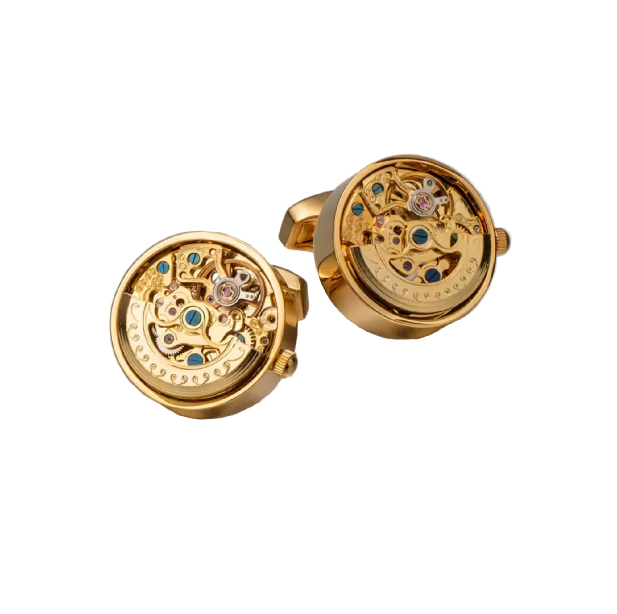 Signature Mechanical Movement Cuffclinks - Gold