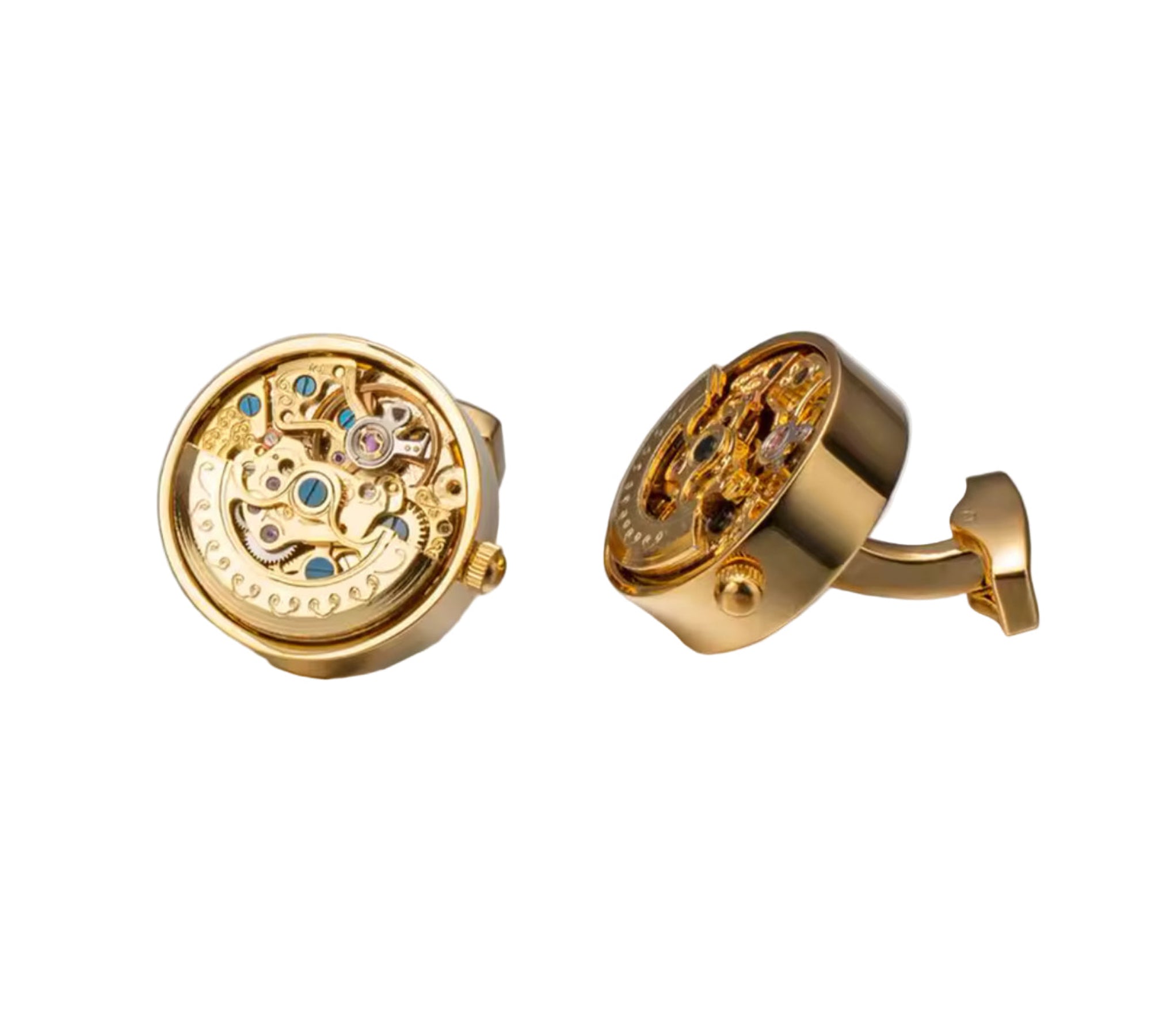 Signature Mechanical Movement Cuffclinks - Gold