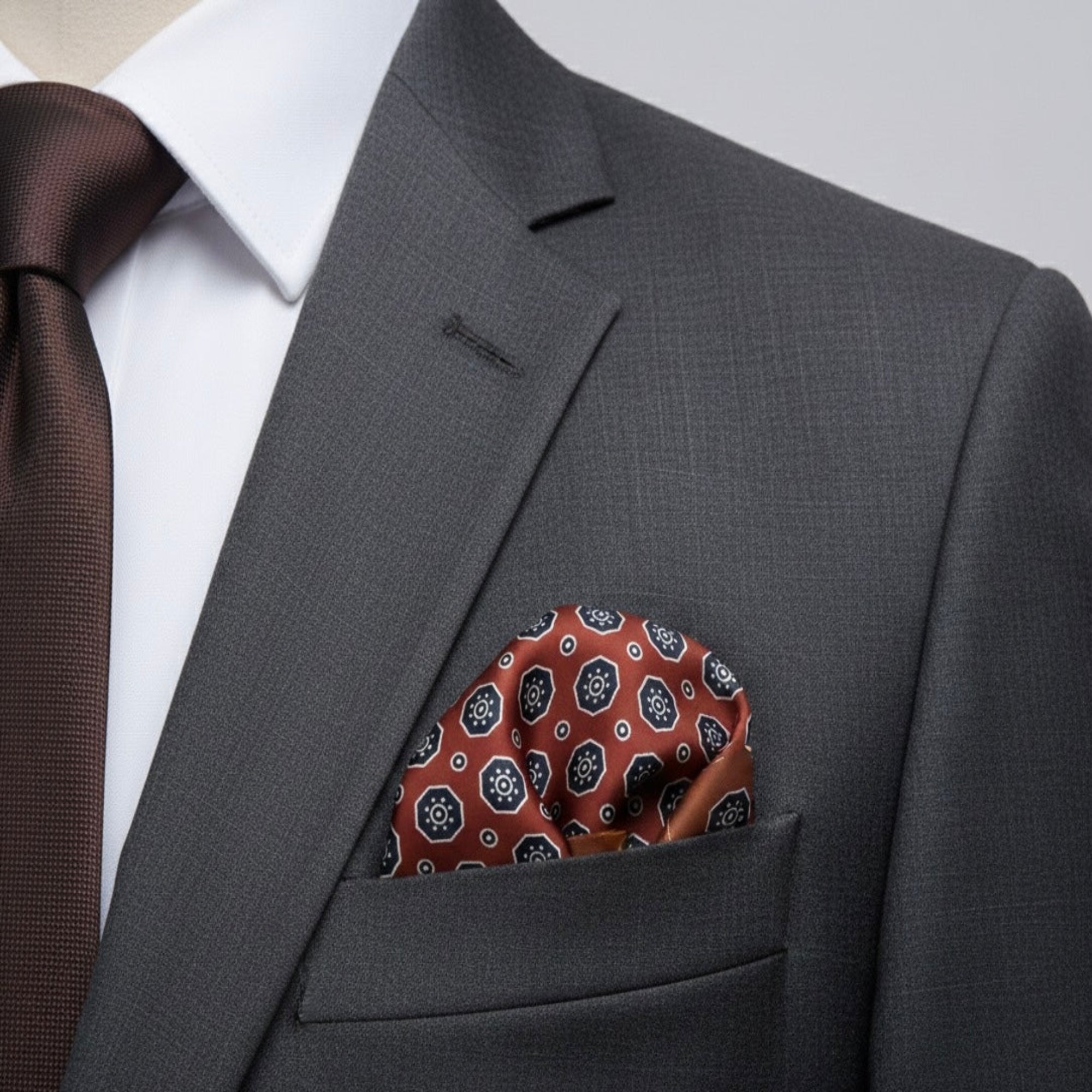 The Heritage Emblem Pocket Square