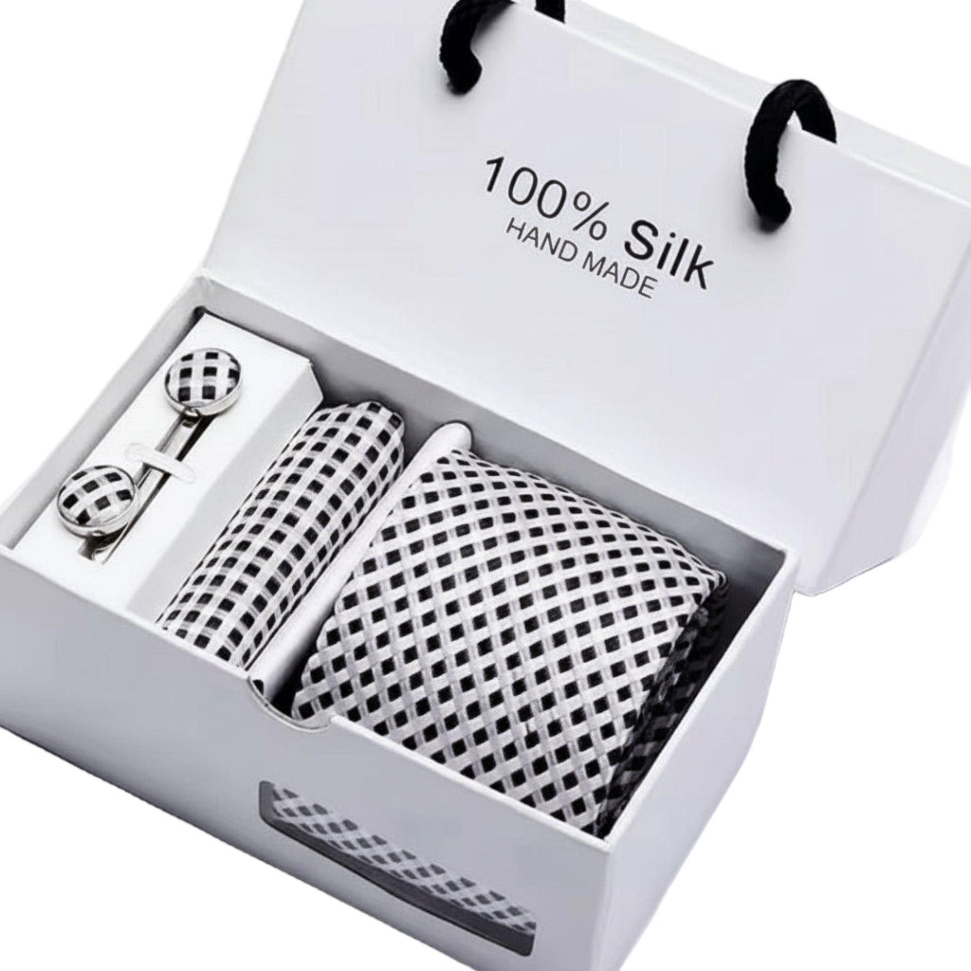 Arctic Lattice Silk Gift Set