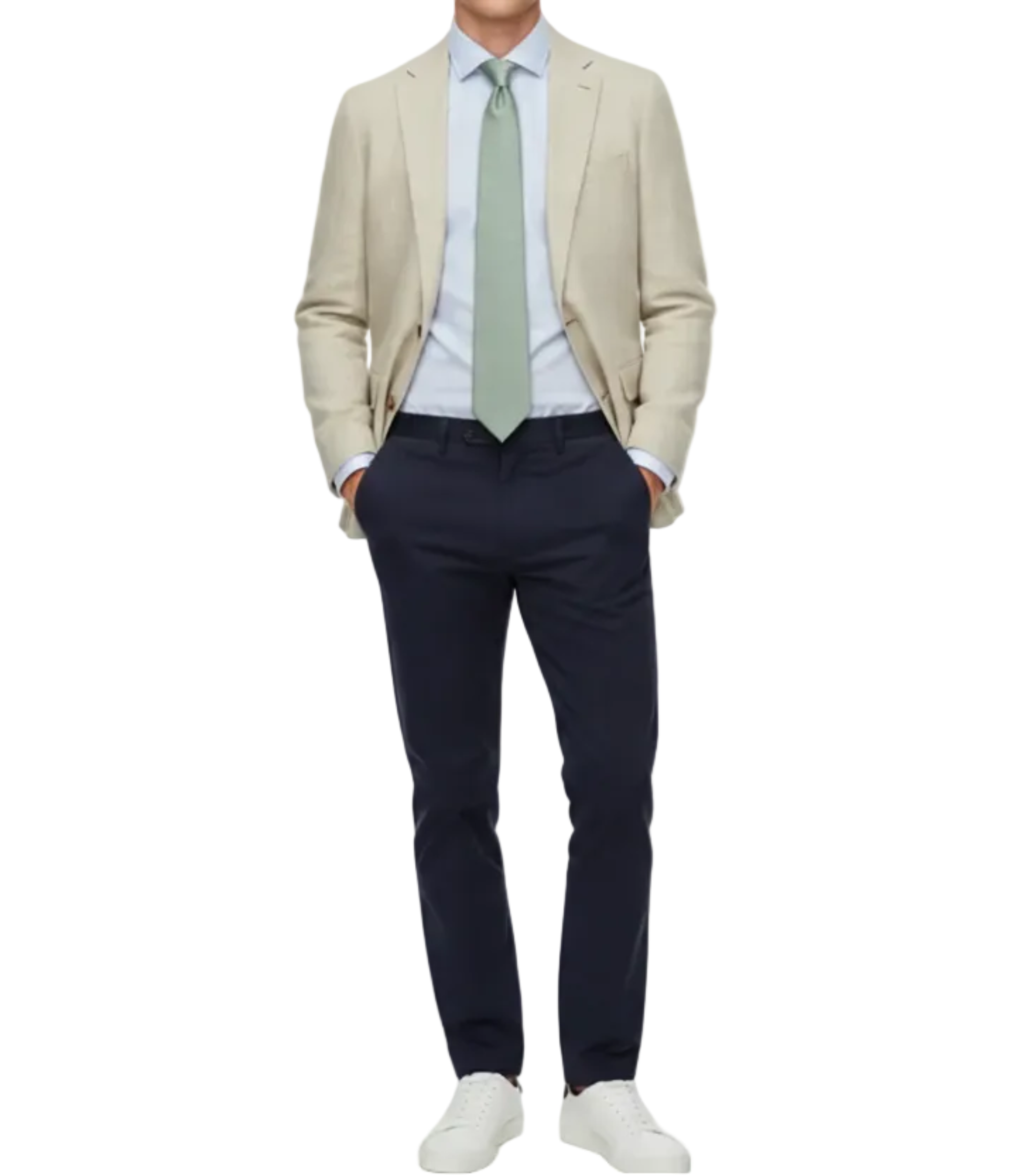 Sage Green Cotton Tie