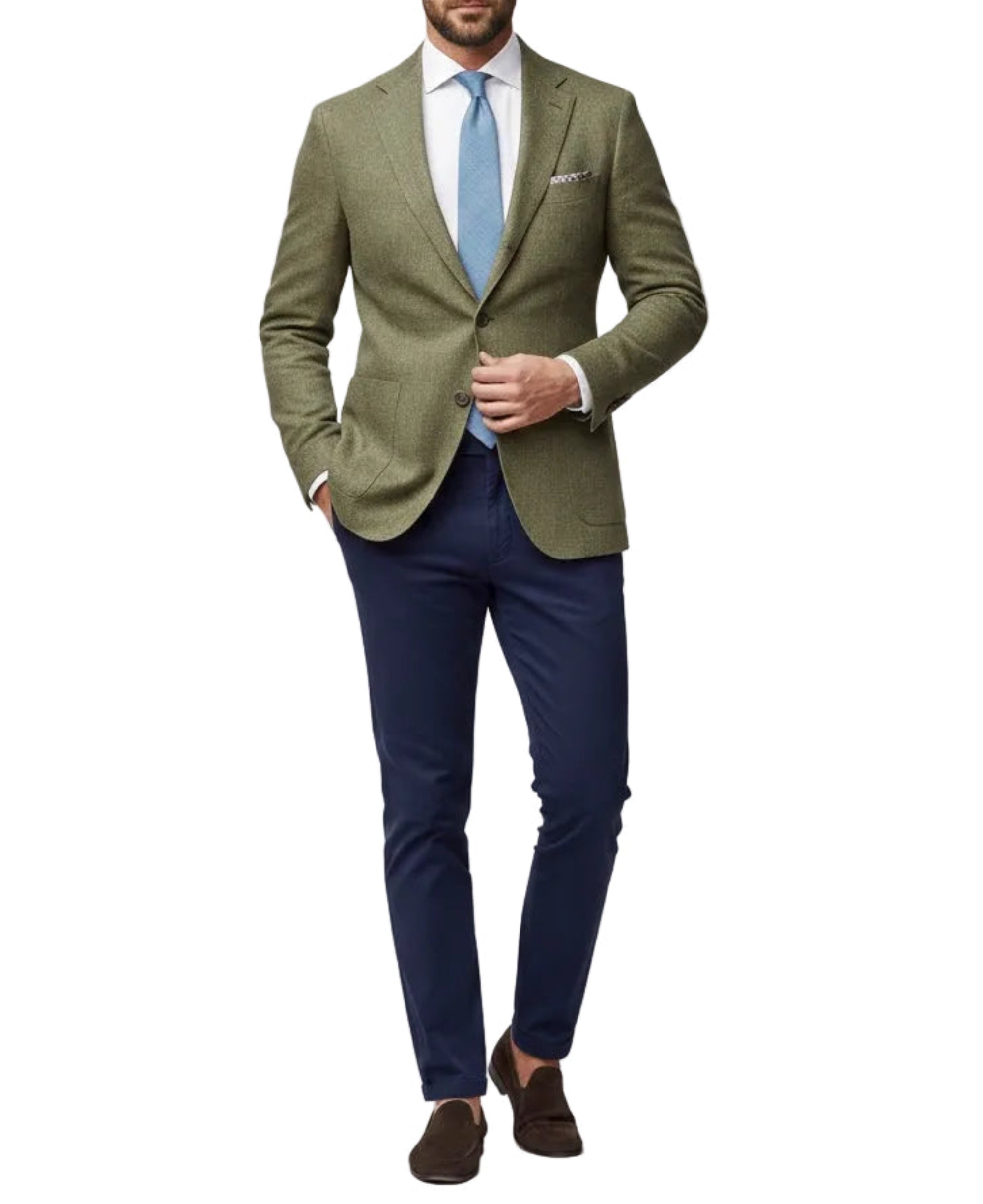Sage Blue Cotton Tie