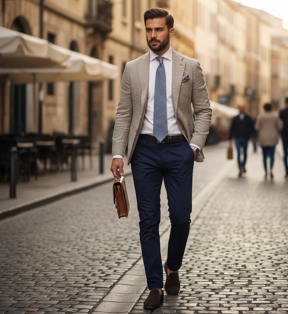 The Quiet Blue Tie