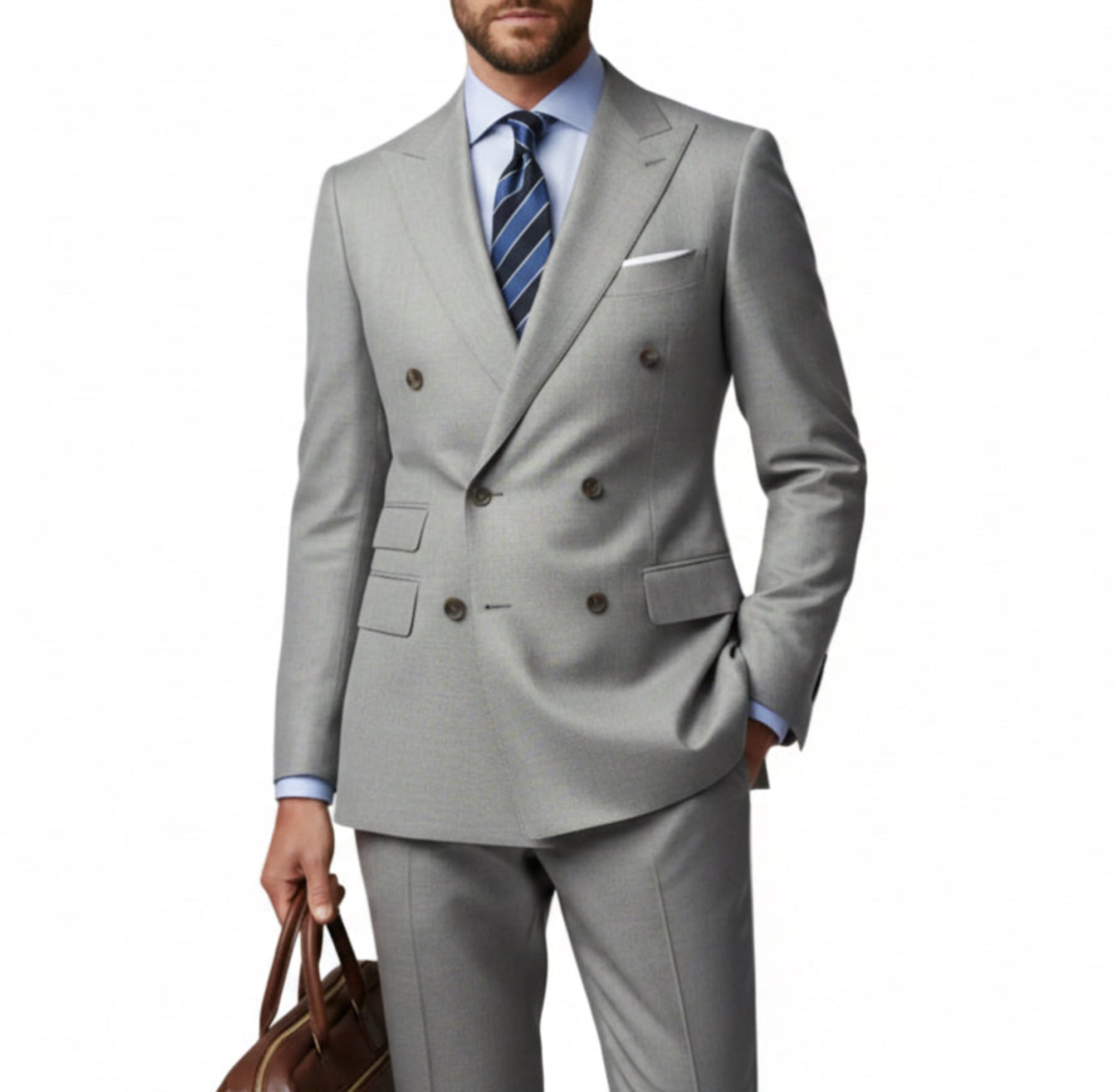 The Quiet Authority Silk Stripe