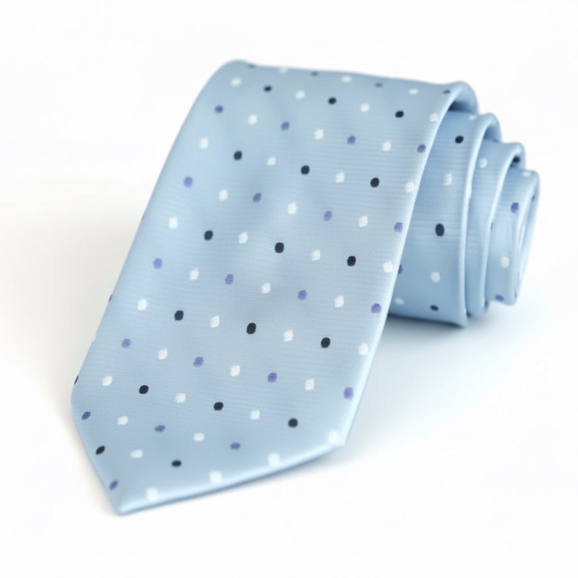 Sky Dot Silk Tie