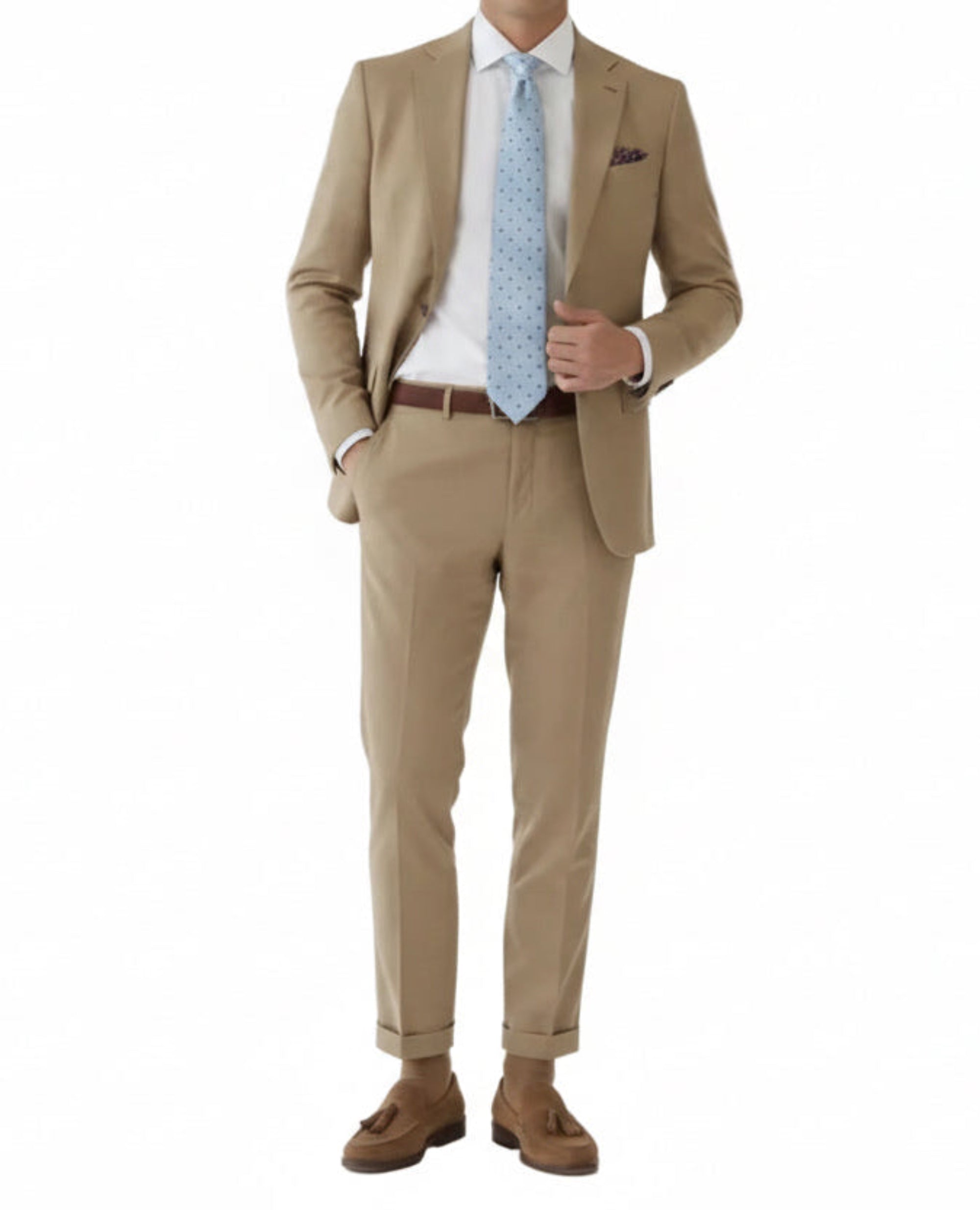 Sky Dot Silk Tie