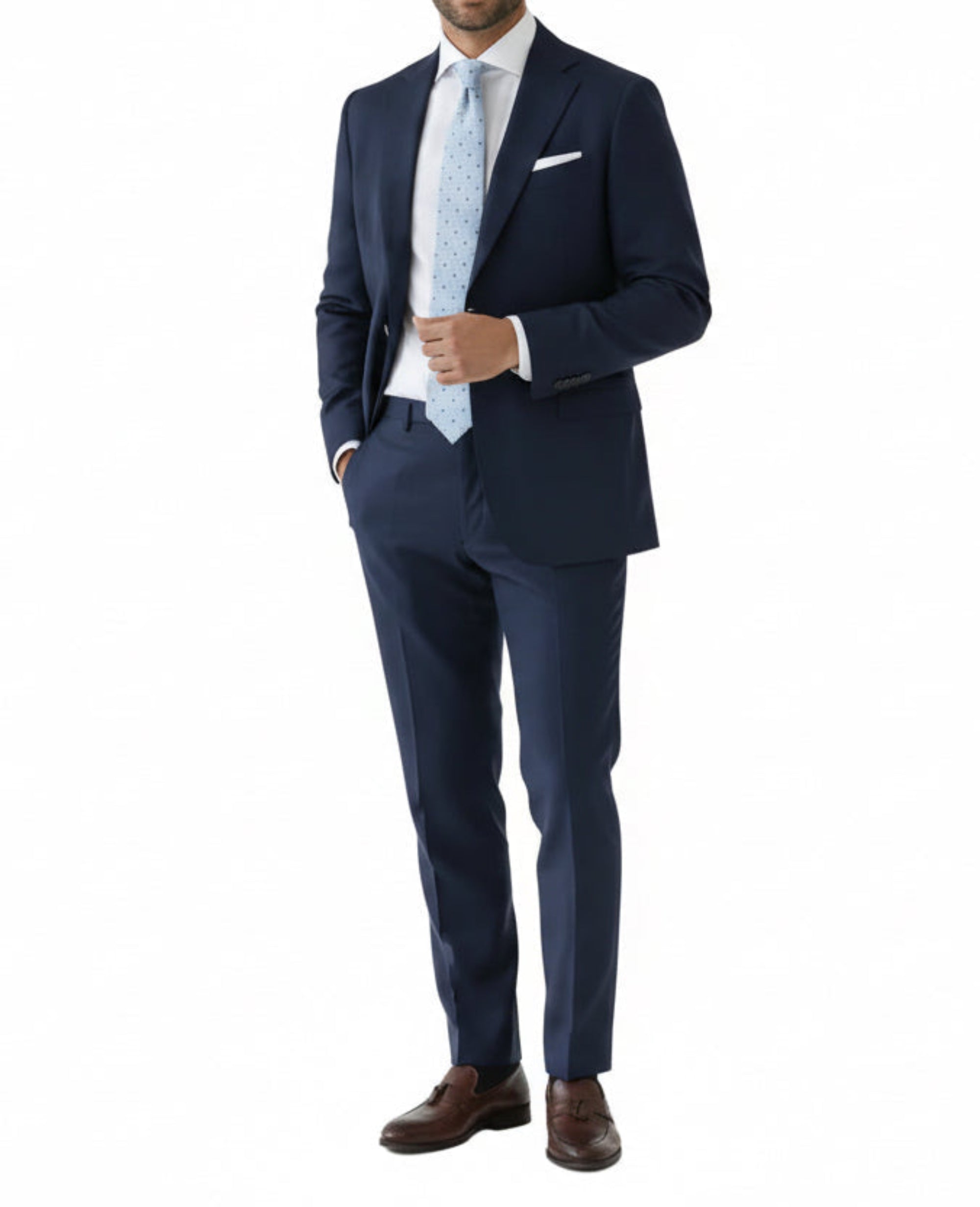 Sky Dot Silk Tie