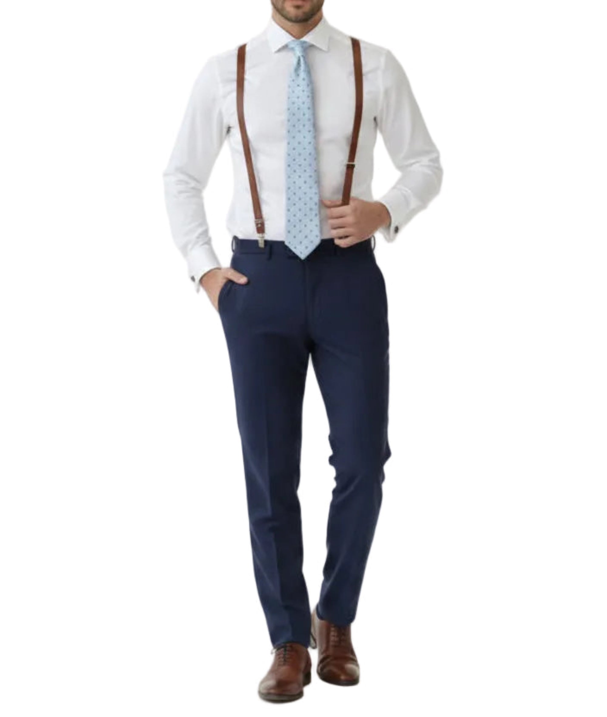 Sky Dot Silk Tie