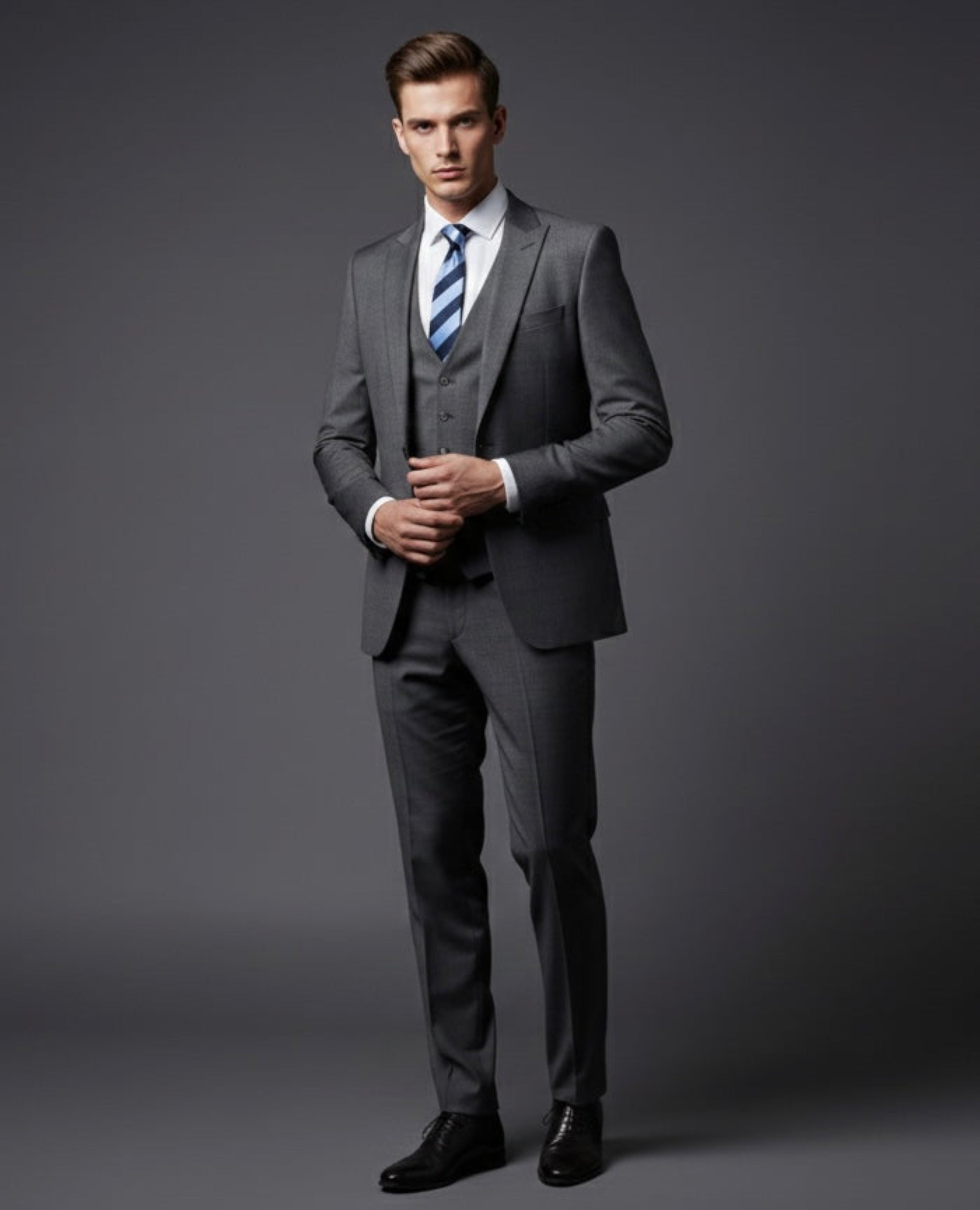 The Blue Standard Stripe Tie