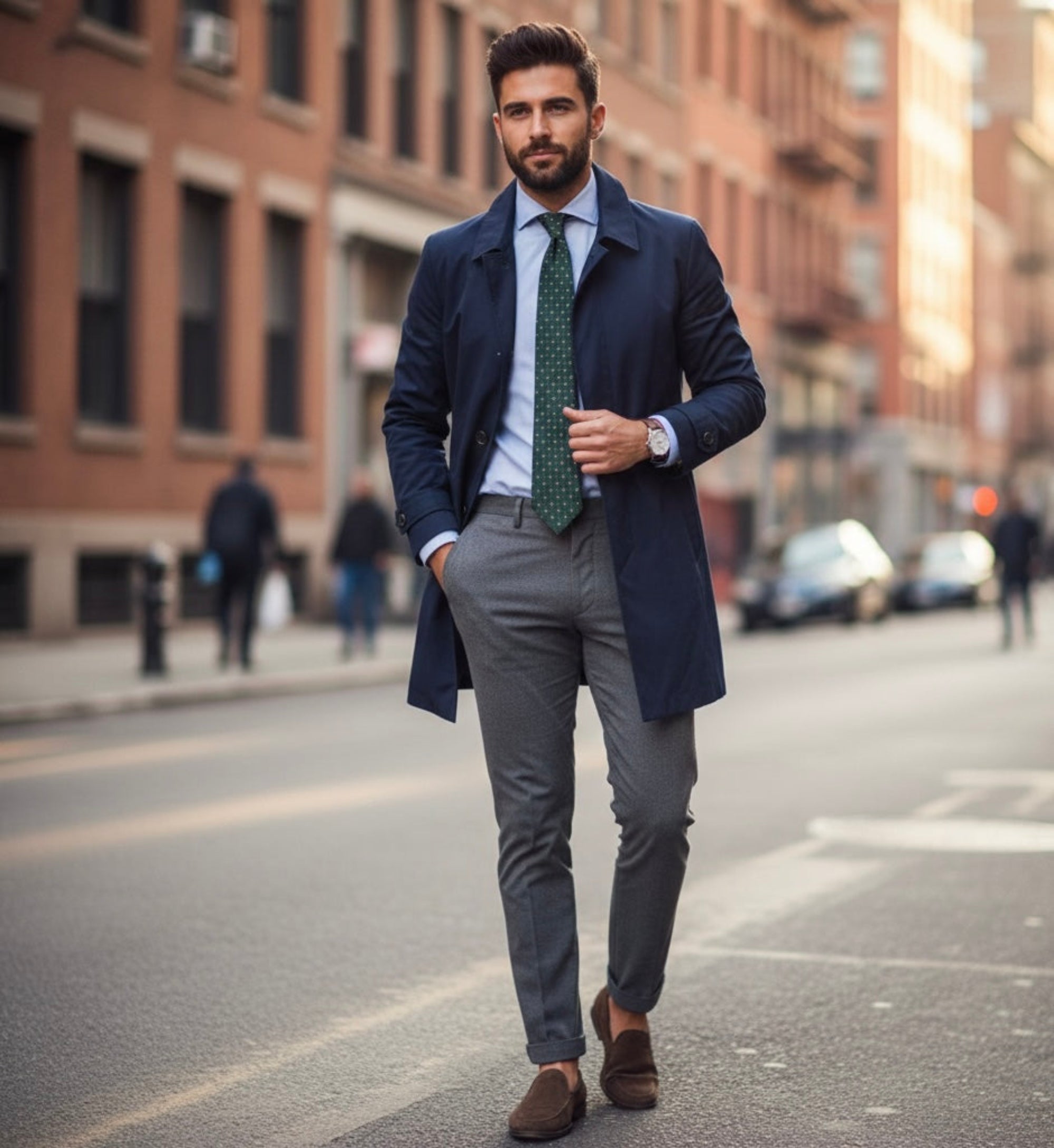 Classic Polka Dot Silk Tie