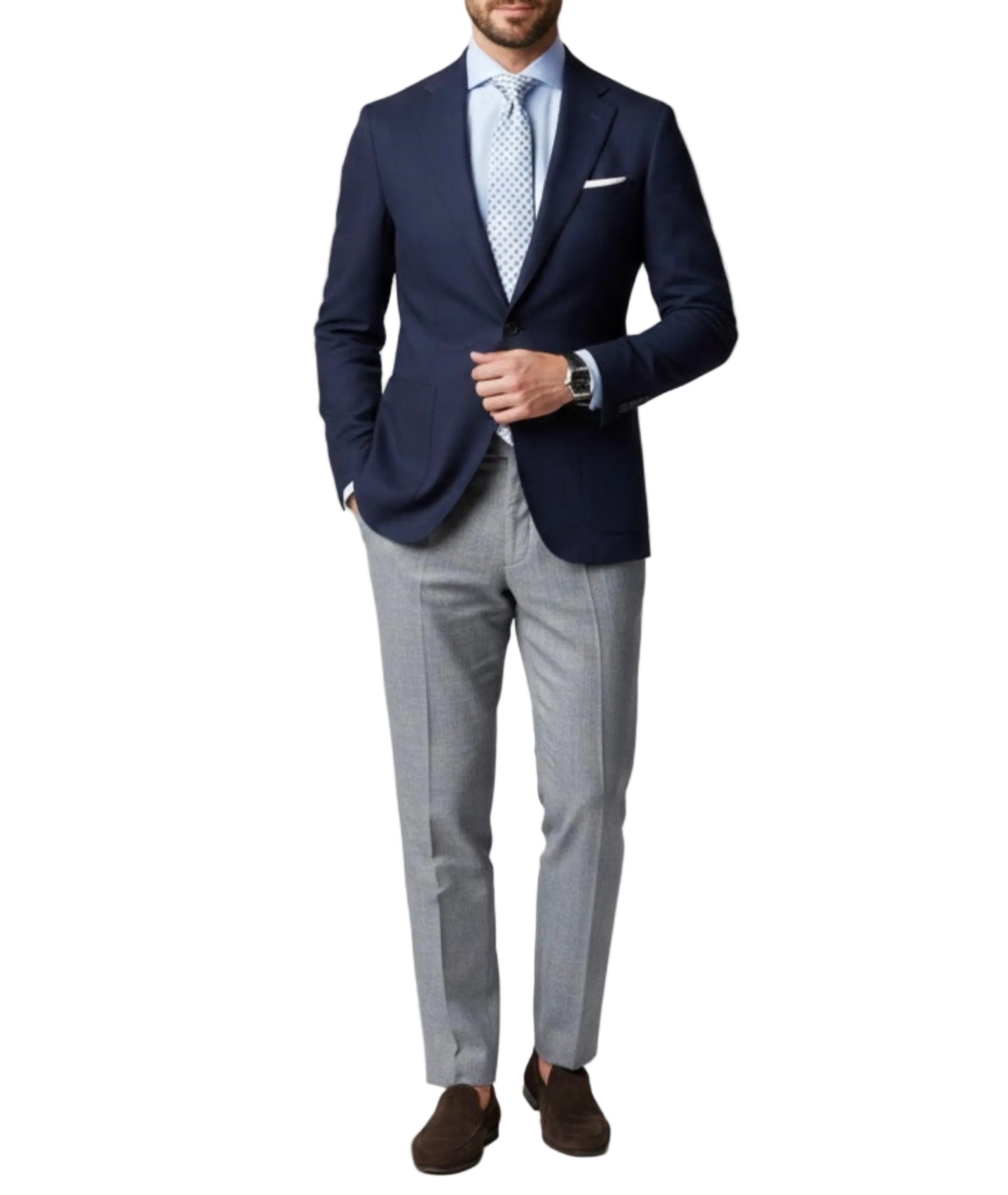 The Soft Silk Check of Quiet Confidence