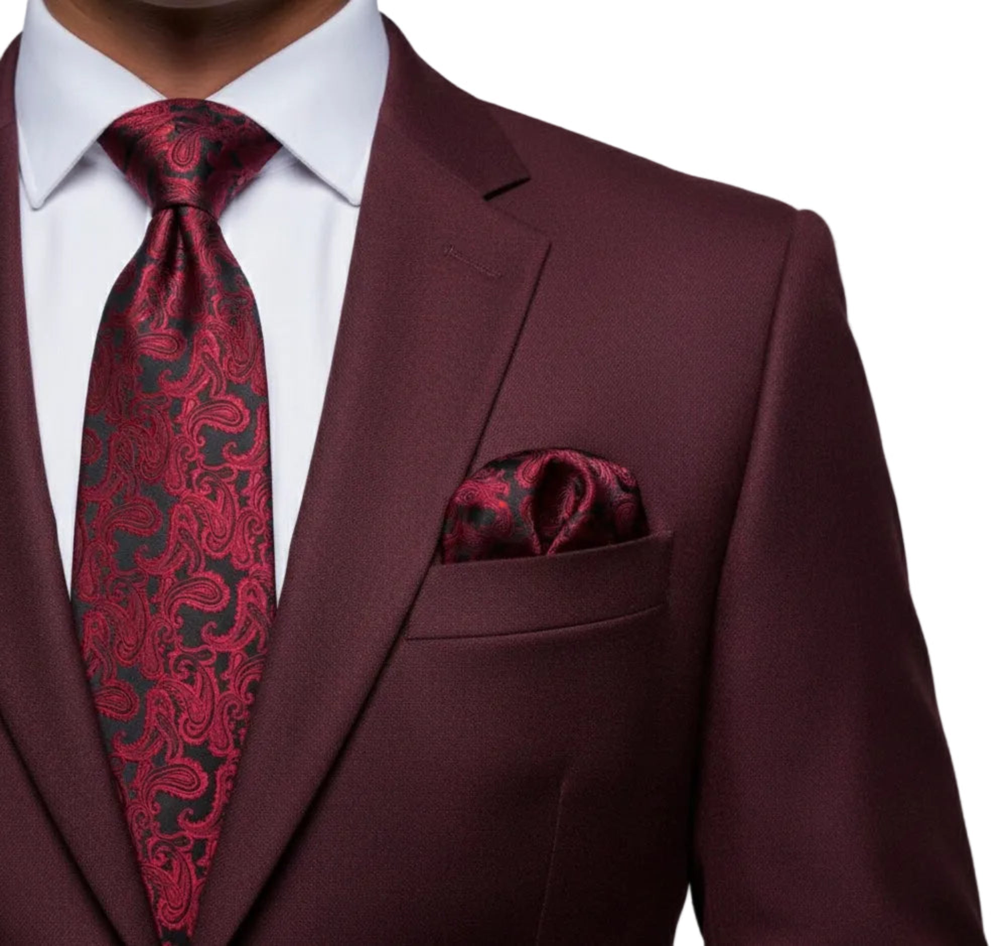 Crimson Royale Paisley Silk Gift Set