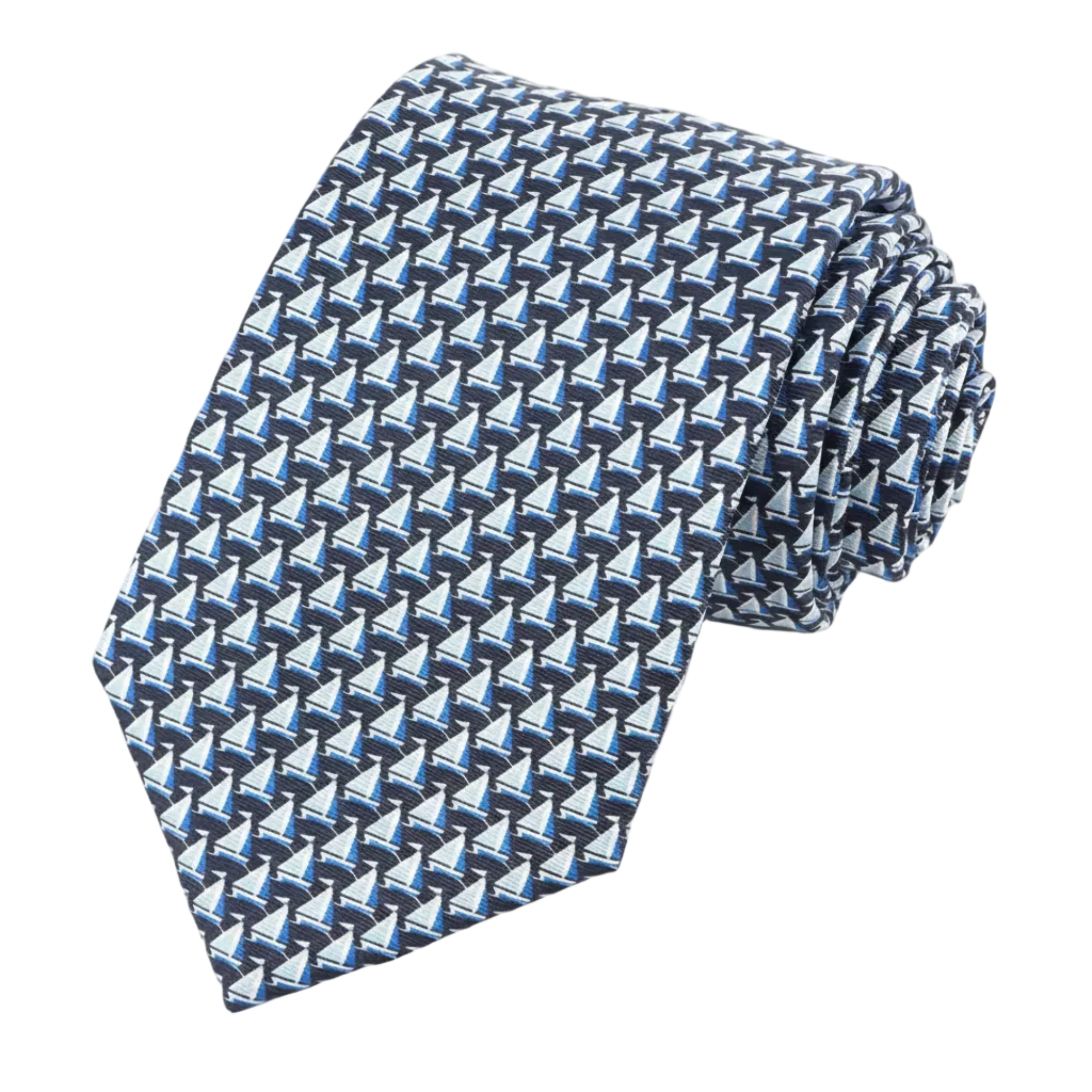 The Sailing Edit – Harbor Navy Silk Tie