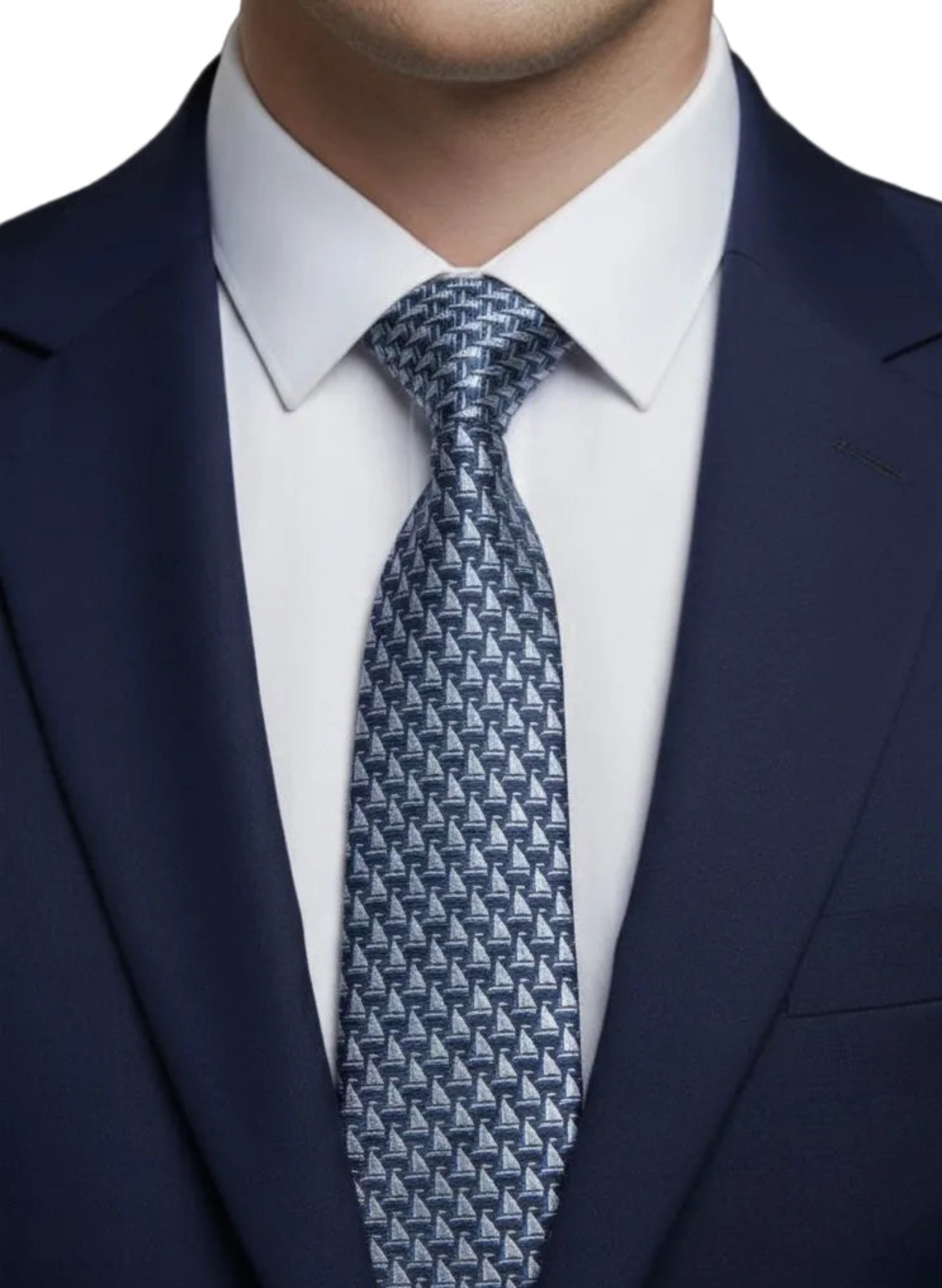The Sailing Edit – Harbor Navy Silk Tie
