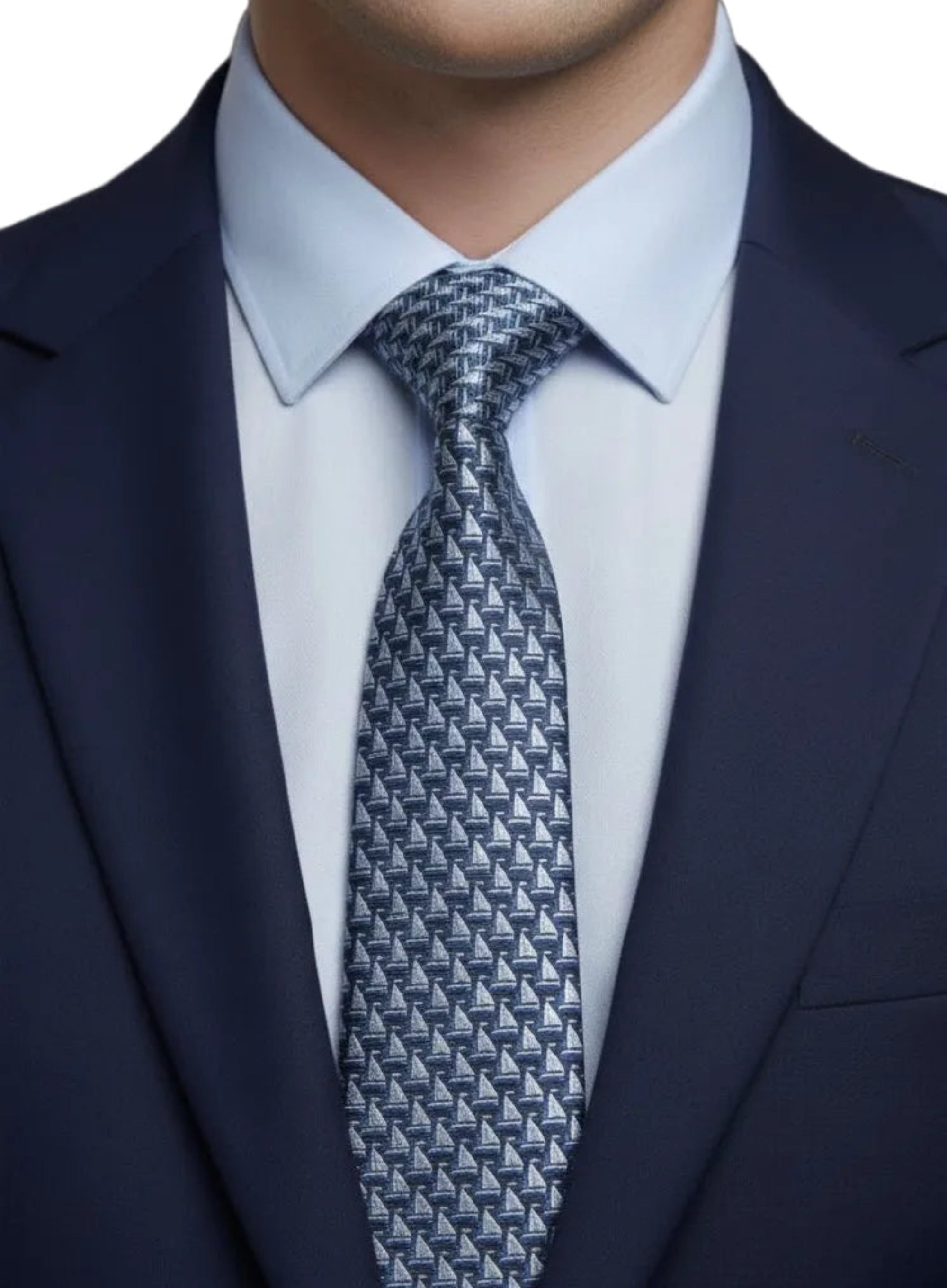 The Sailing Edit – Harbor Navy Silk Tie