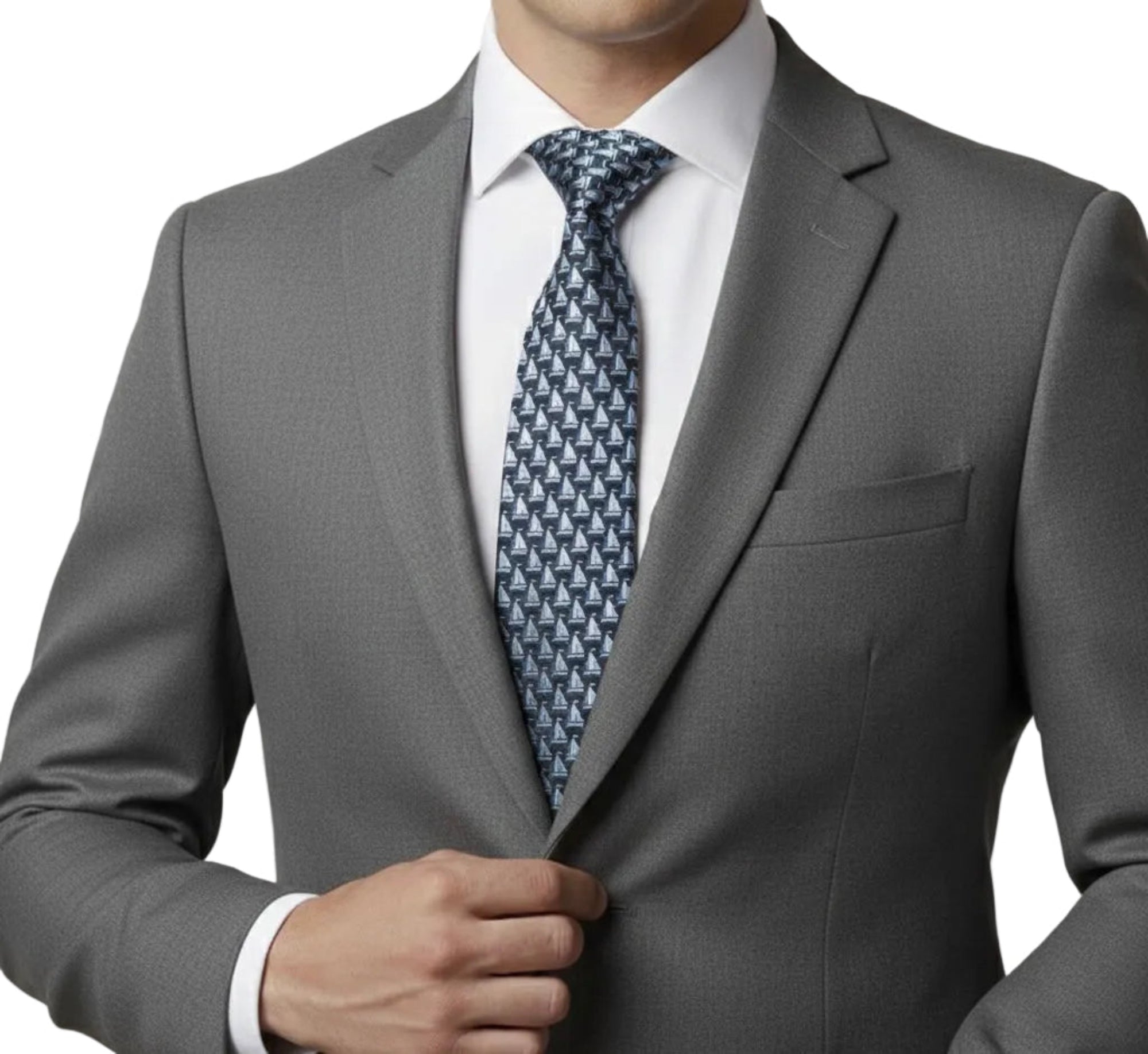 The Sailing Edit – Harbor Navy Silk Tie