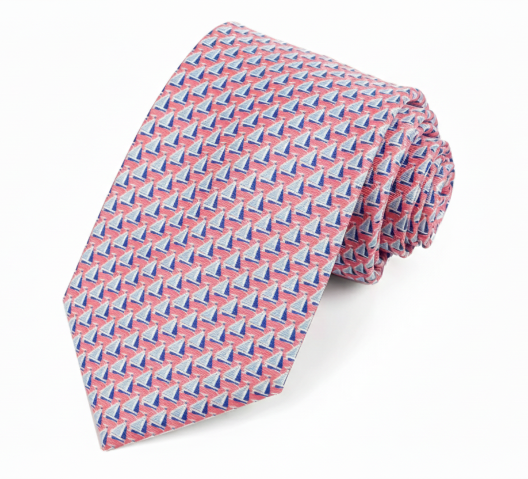 The Sailing Edit – Soft Coral Pink Silk Tie