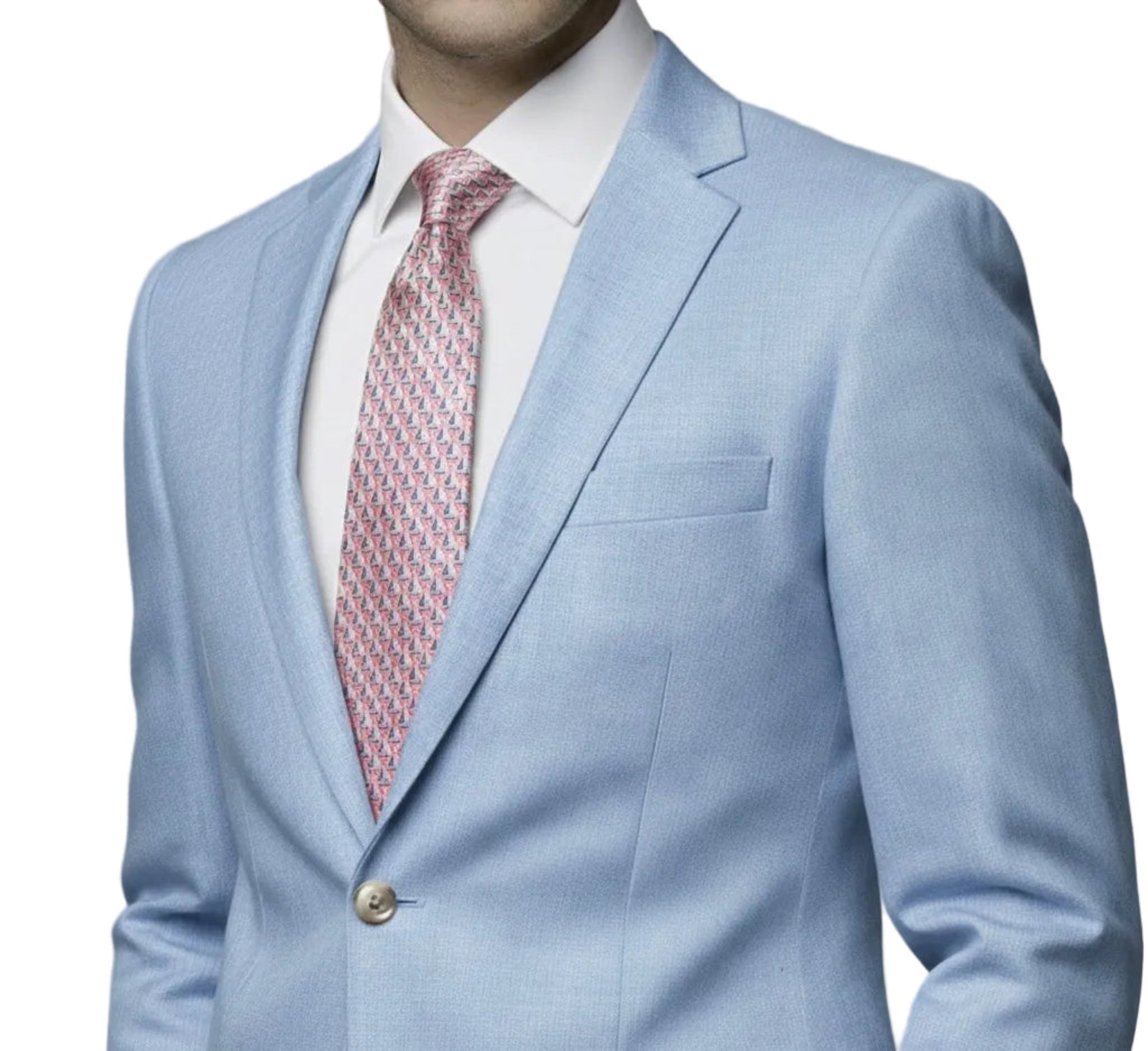 The Sailing Edit – Soft Coral Pink Silk Tie