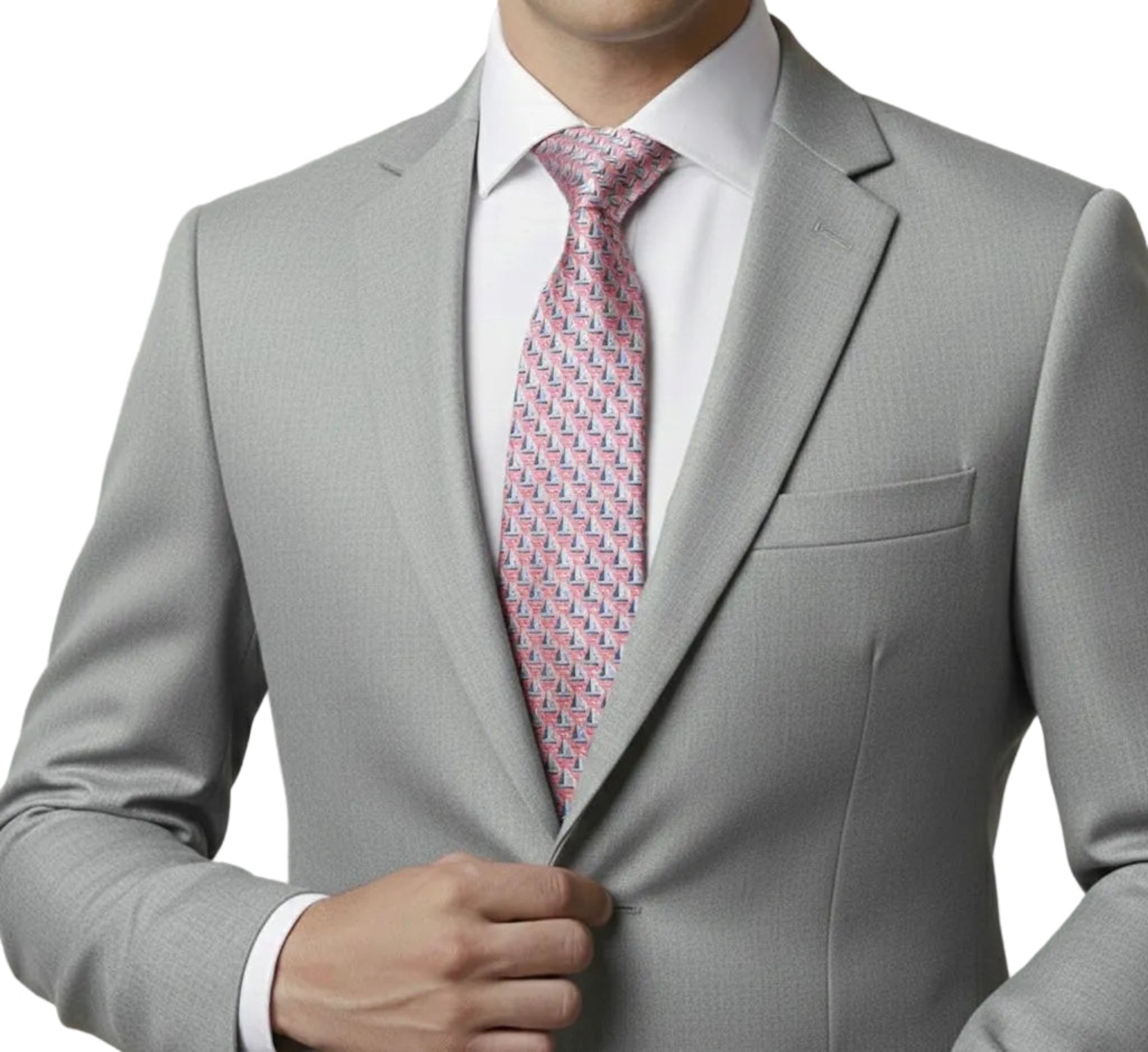 The Sailing Edit – Soft Coral Pink Silk Tie