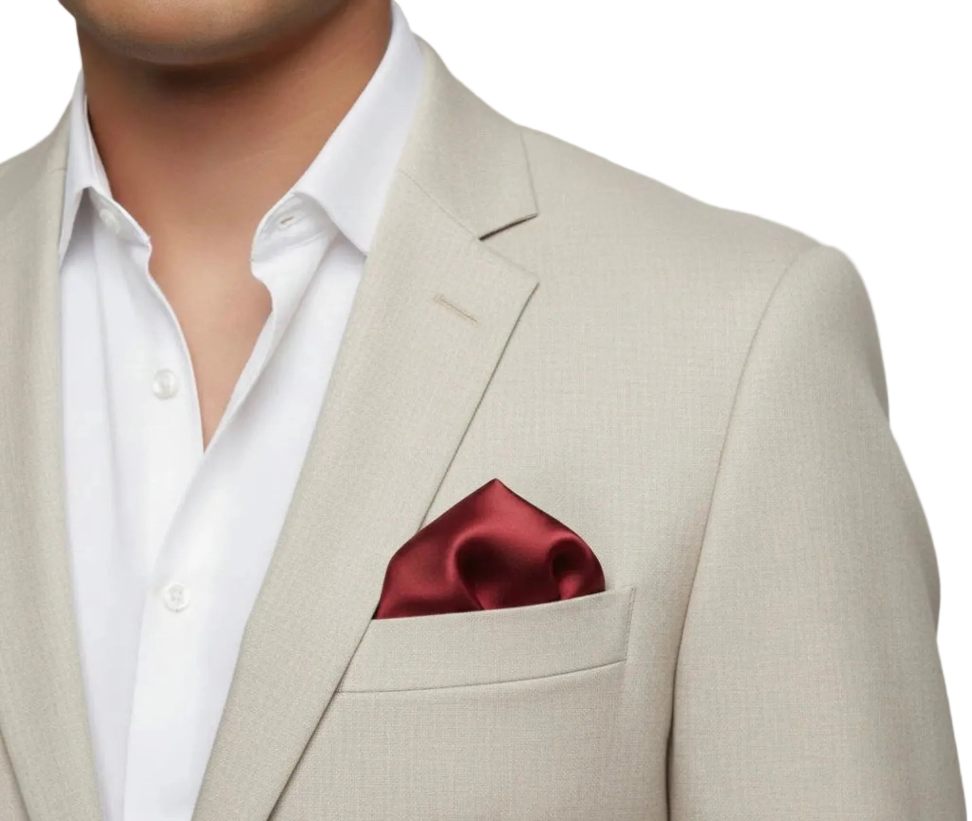 The Crimson Rose Silk Pocket Square