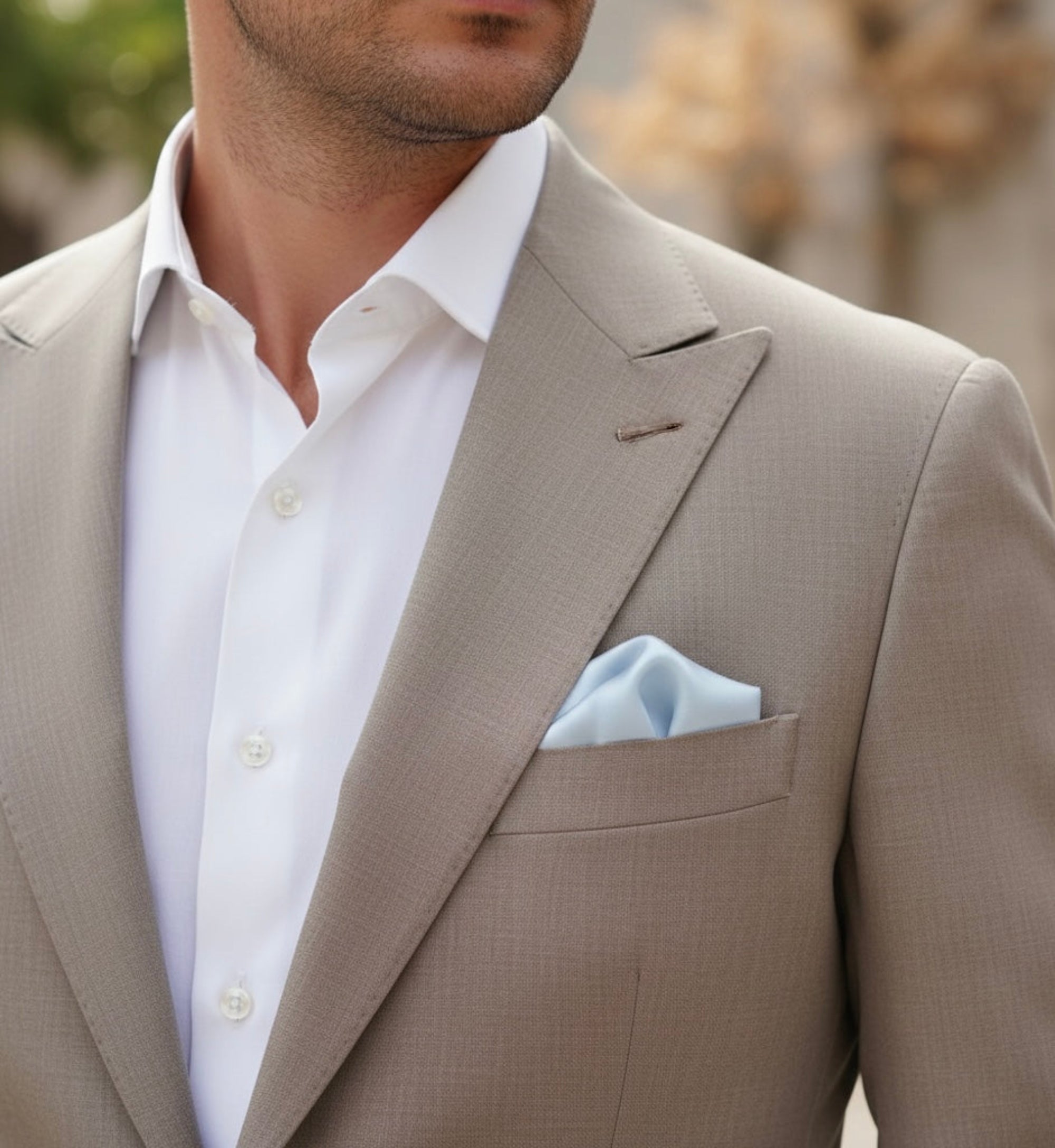 The Quiet Sky Blue Statement
