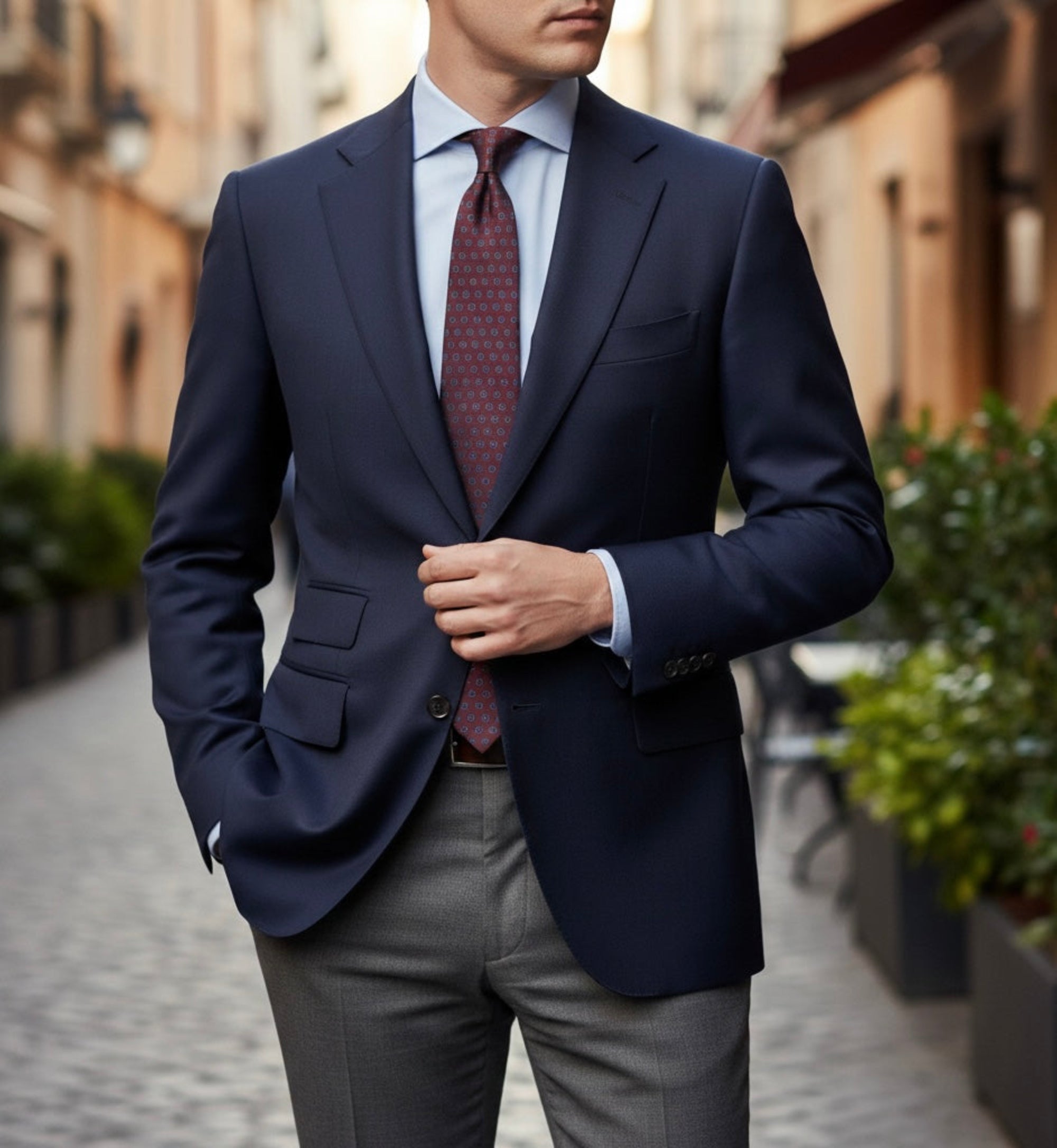 The Burgundy Archive Tie