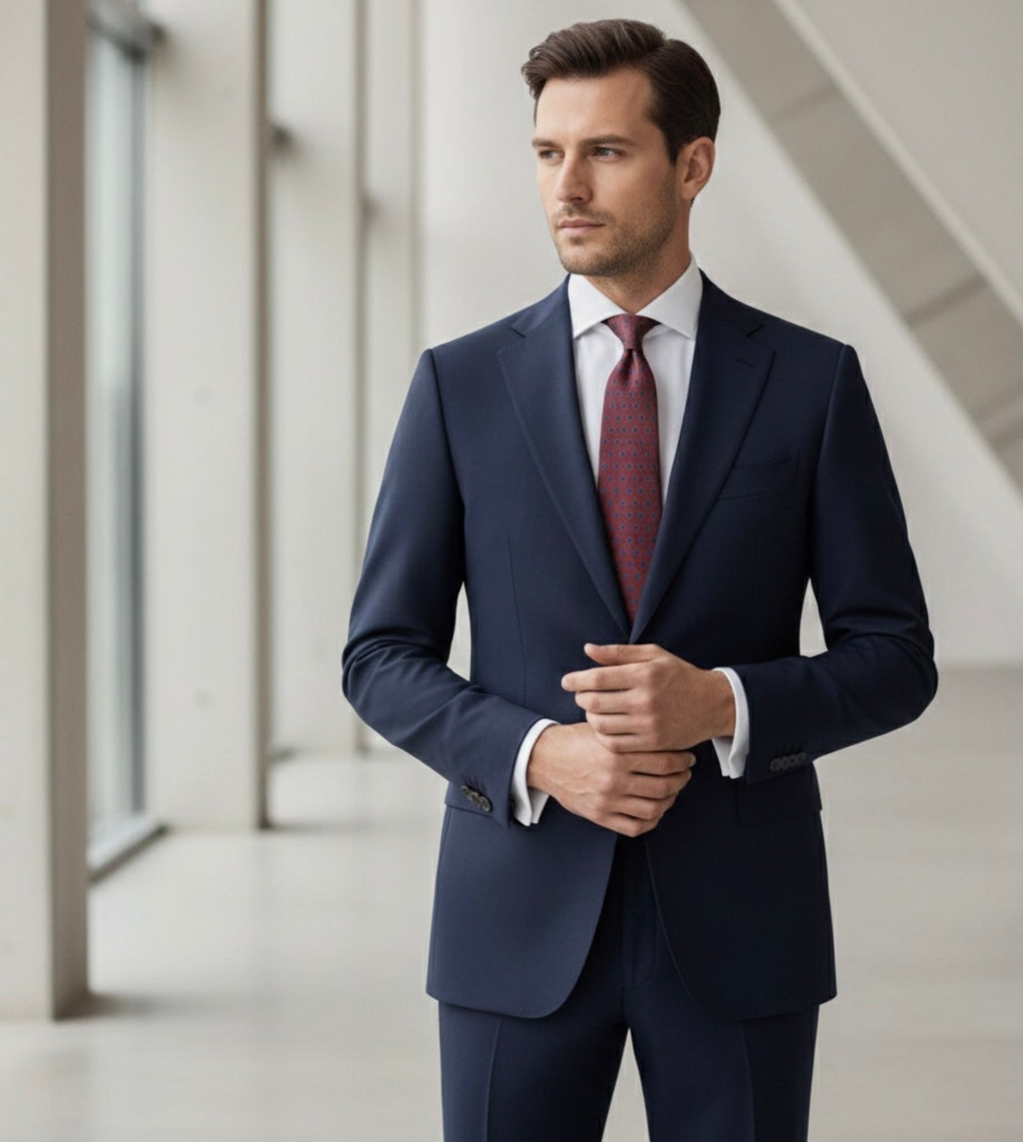The Burgundy Archive Tie