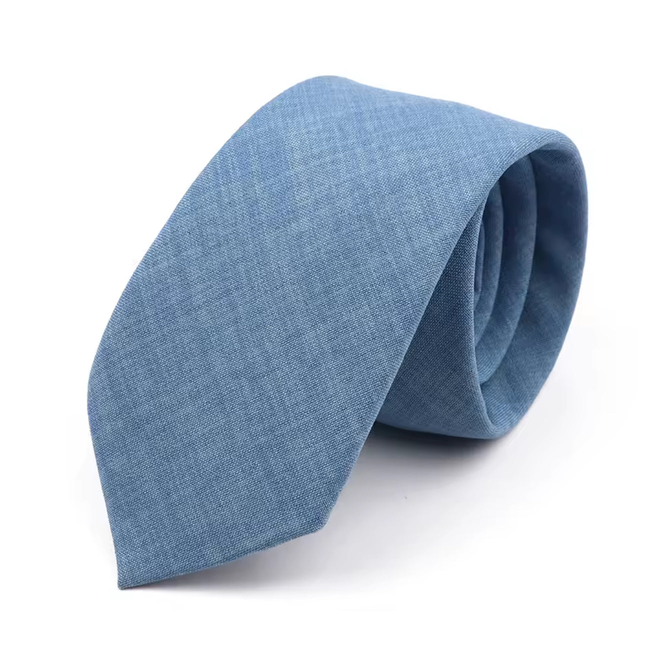 Sage Blue Cotton Tie