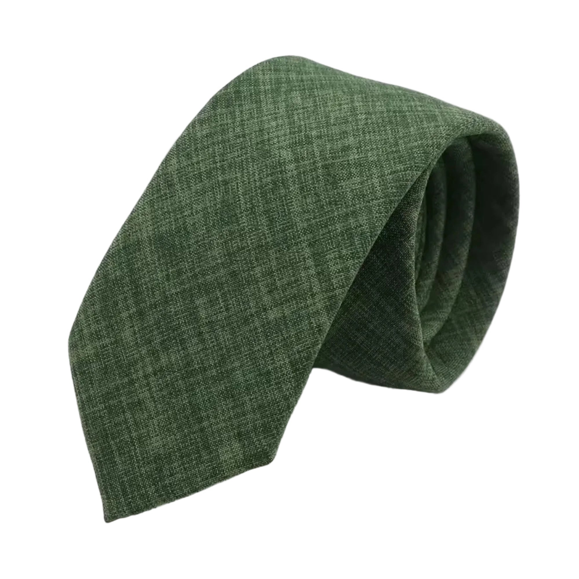 Forest Green Cotton Tie