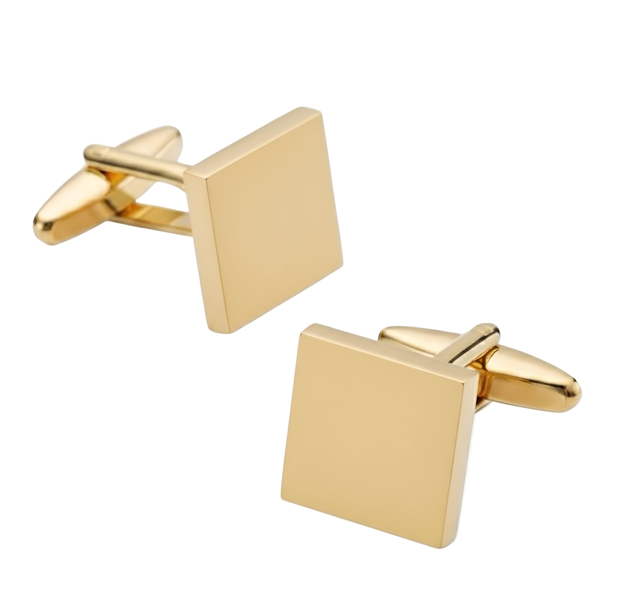 MiraDapper – Pure Gold Minimal Cufflinks
