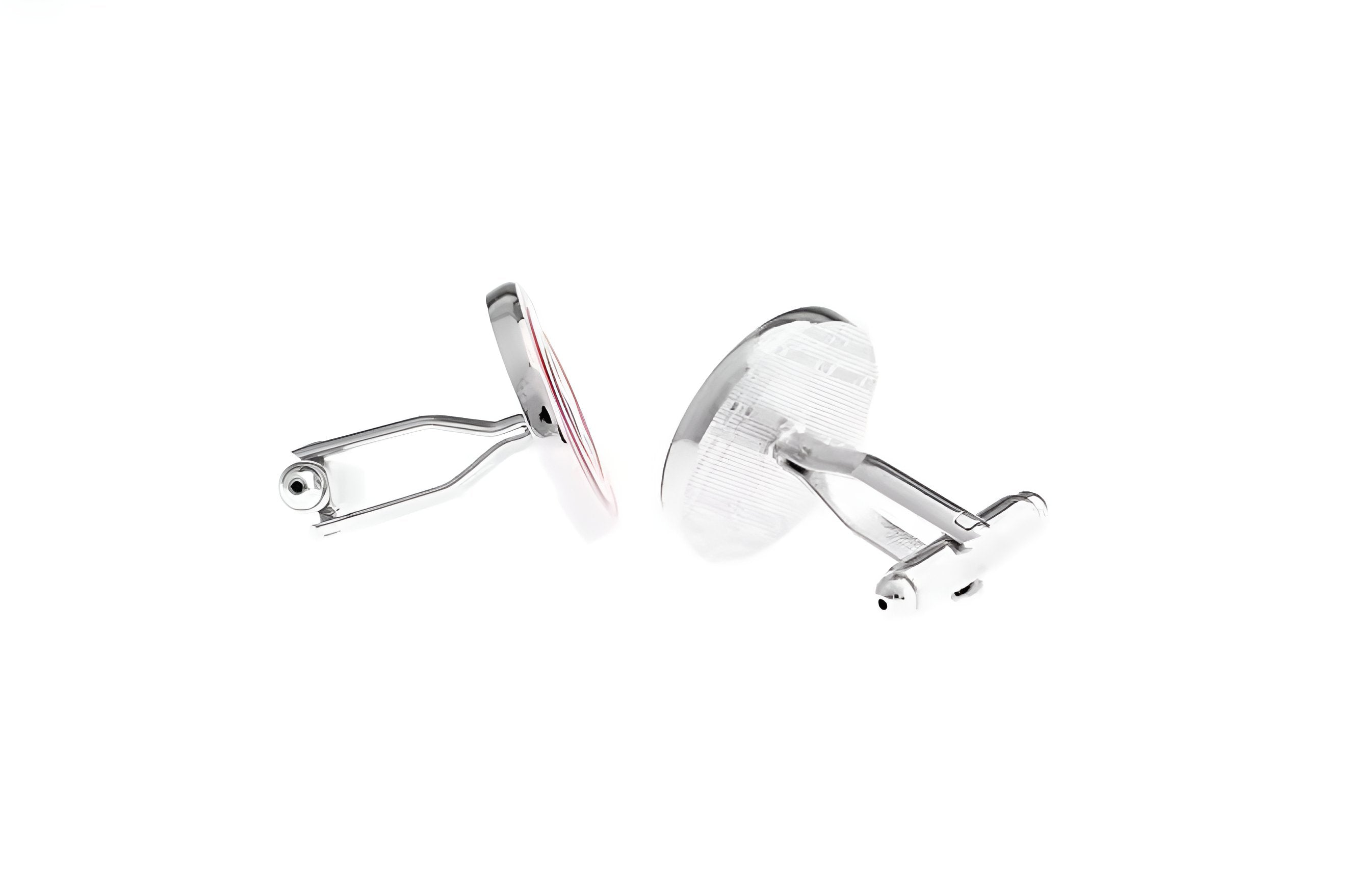 Captain American Super Hero Shield Cufflinks – Red, White & Blue Edition