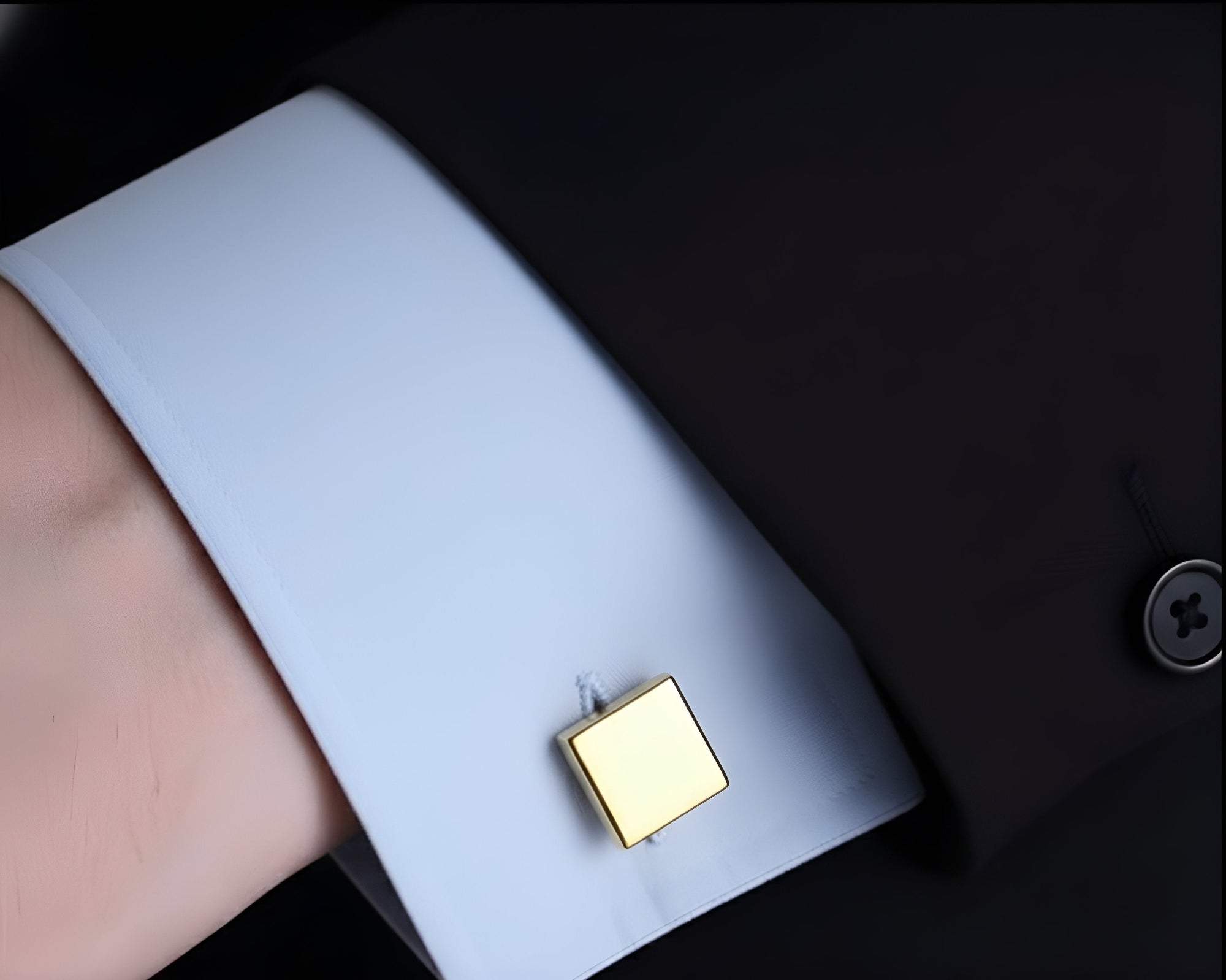 MiraDapper – Pure Gold Minimal Cufflinks