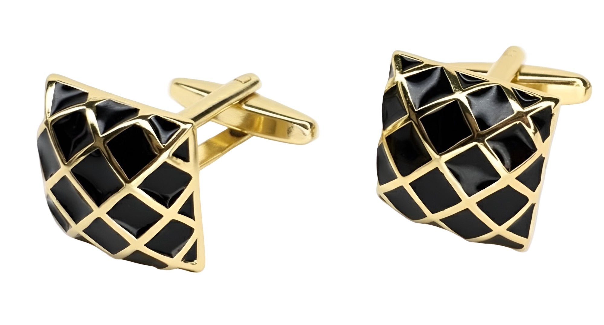 MiraDapper – Noir Gold Cufflinks
