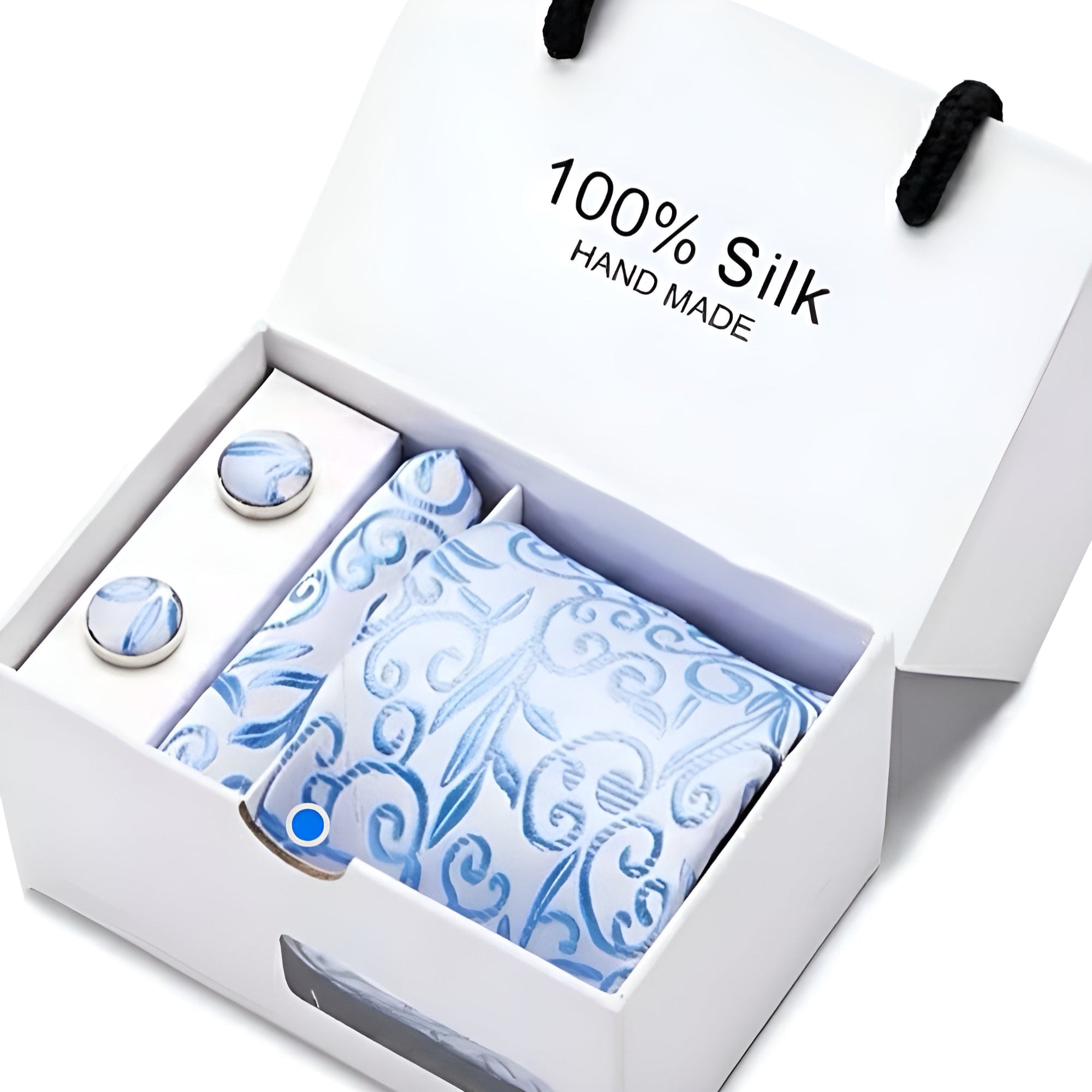 Sky Blue Paisley Collection – “Winter Morning Elegance”