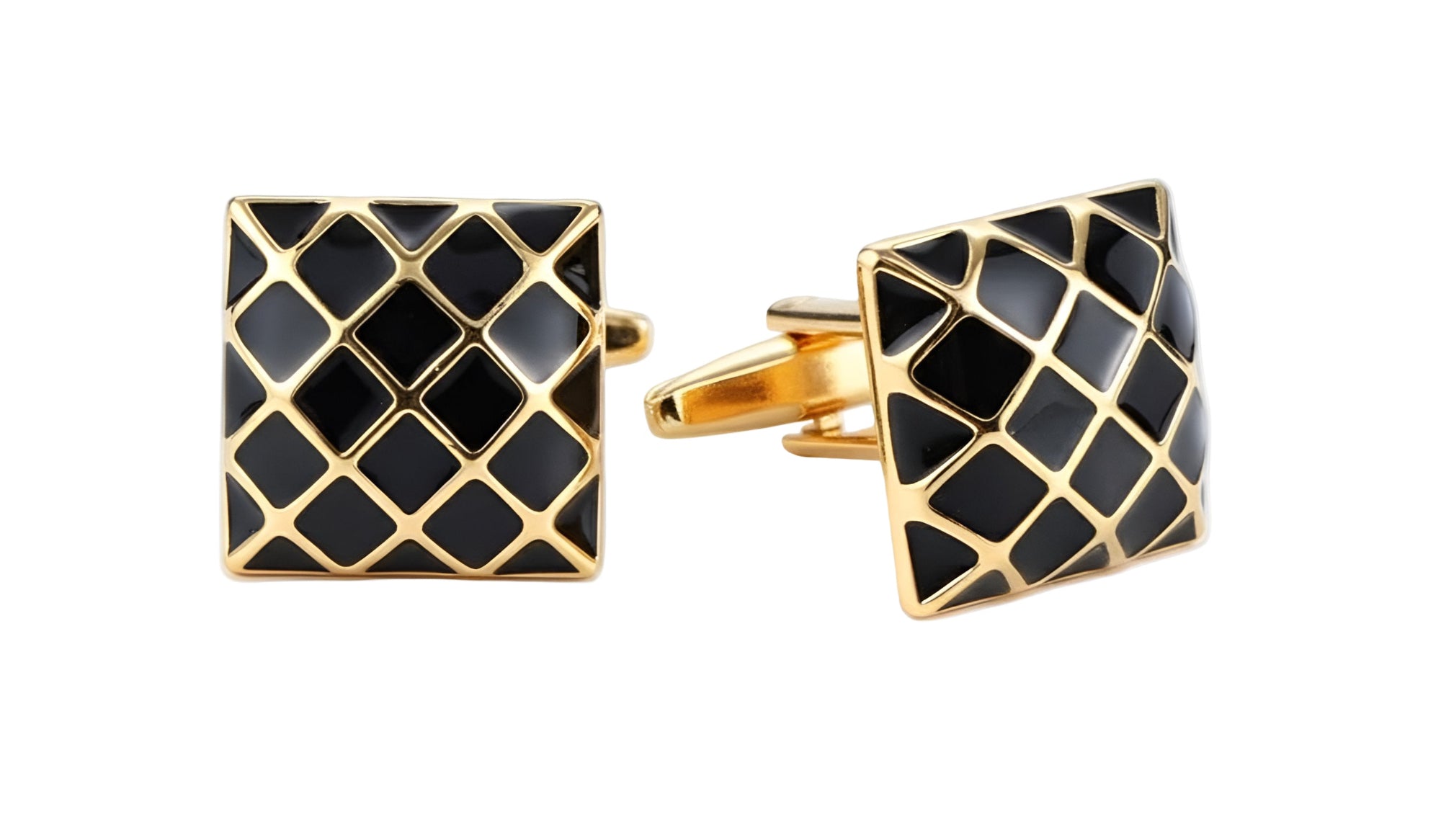 MiraDapper – Noir Gold Cufflinks