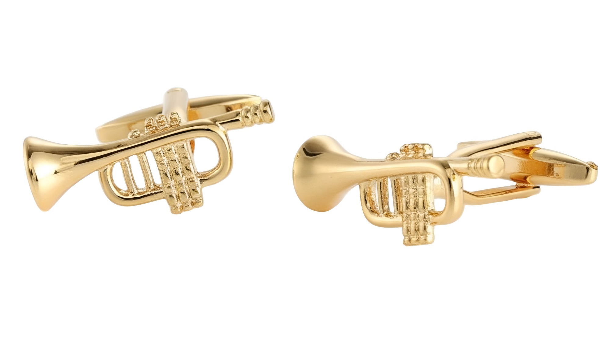 Gold Trumpet Cufflinks