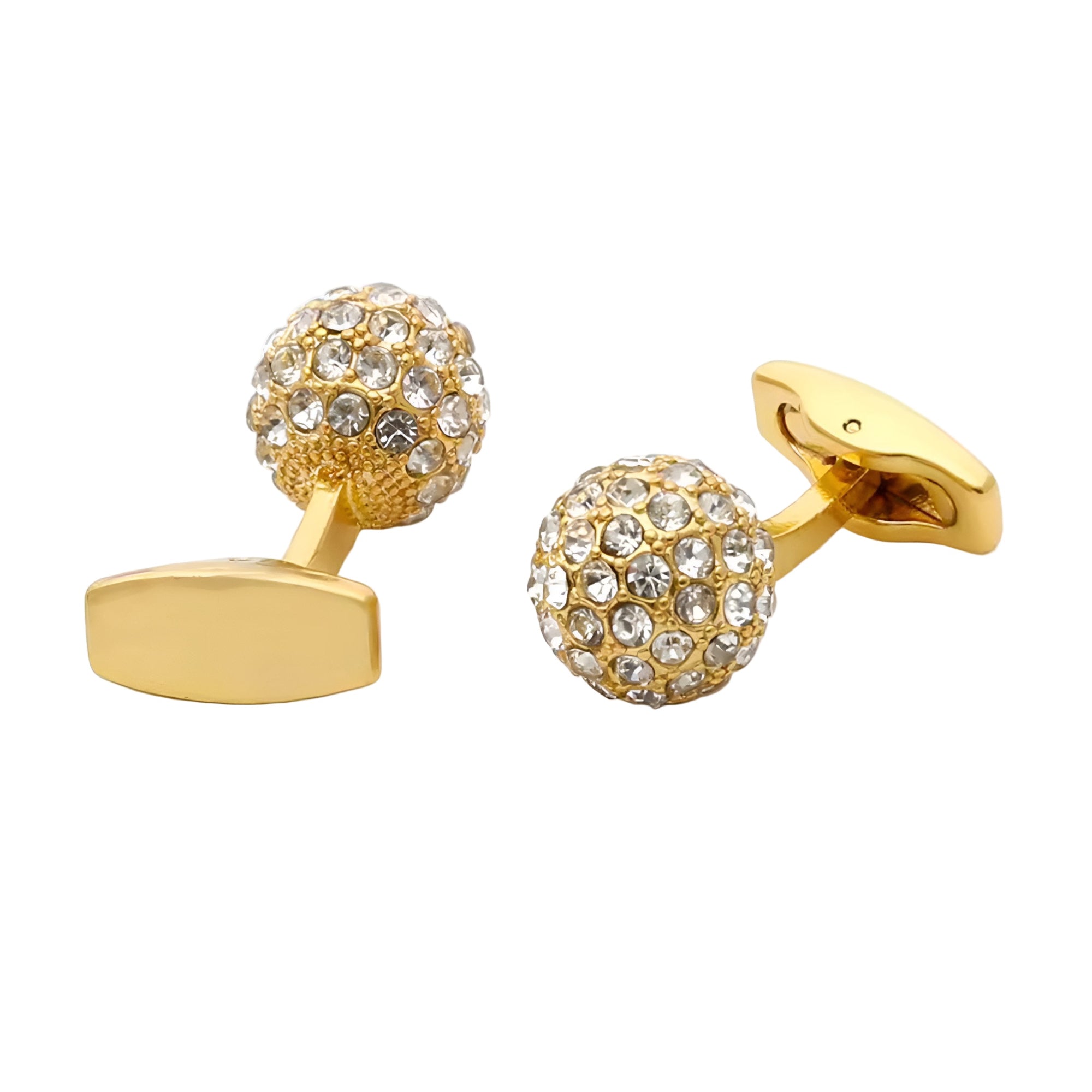 Crystal Sphere Cufflinks – The Modern Gentleman’s Quiet Golden Power
