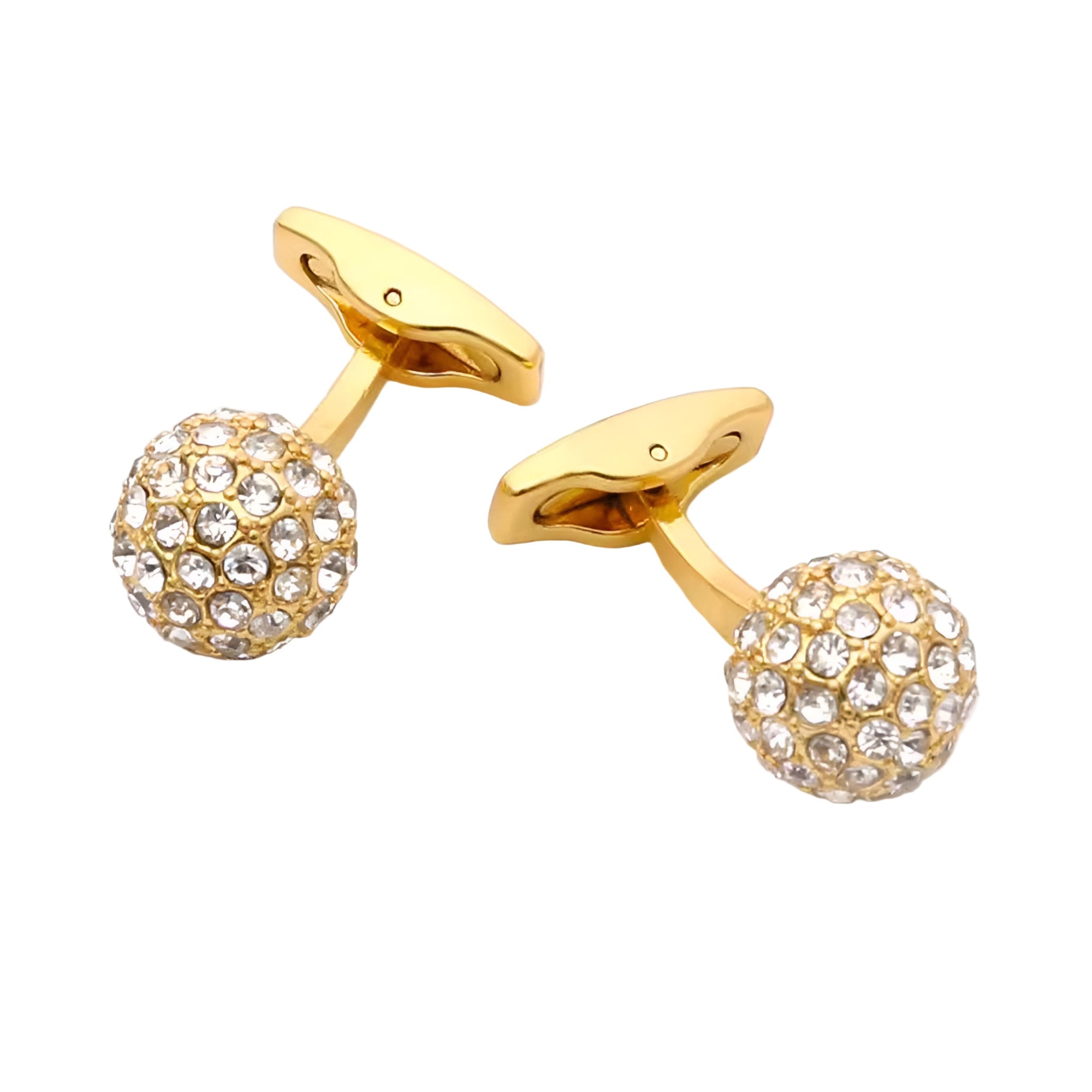 Crystal Sphere Cufflinks – The Modern Gentleman’s Quiet Golden Power