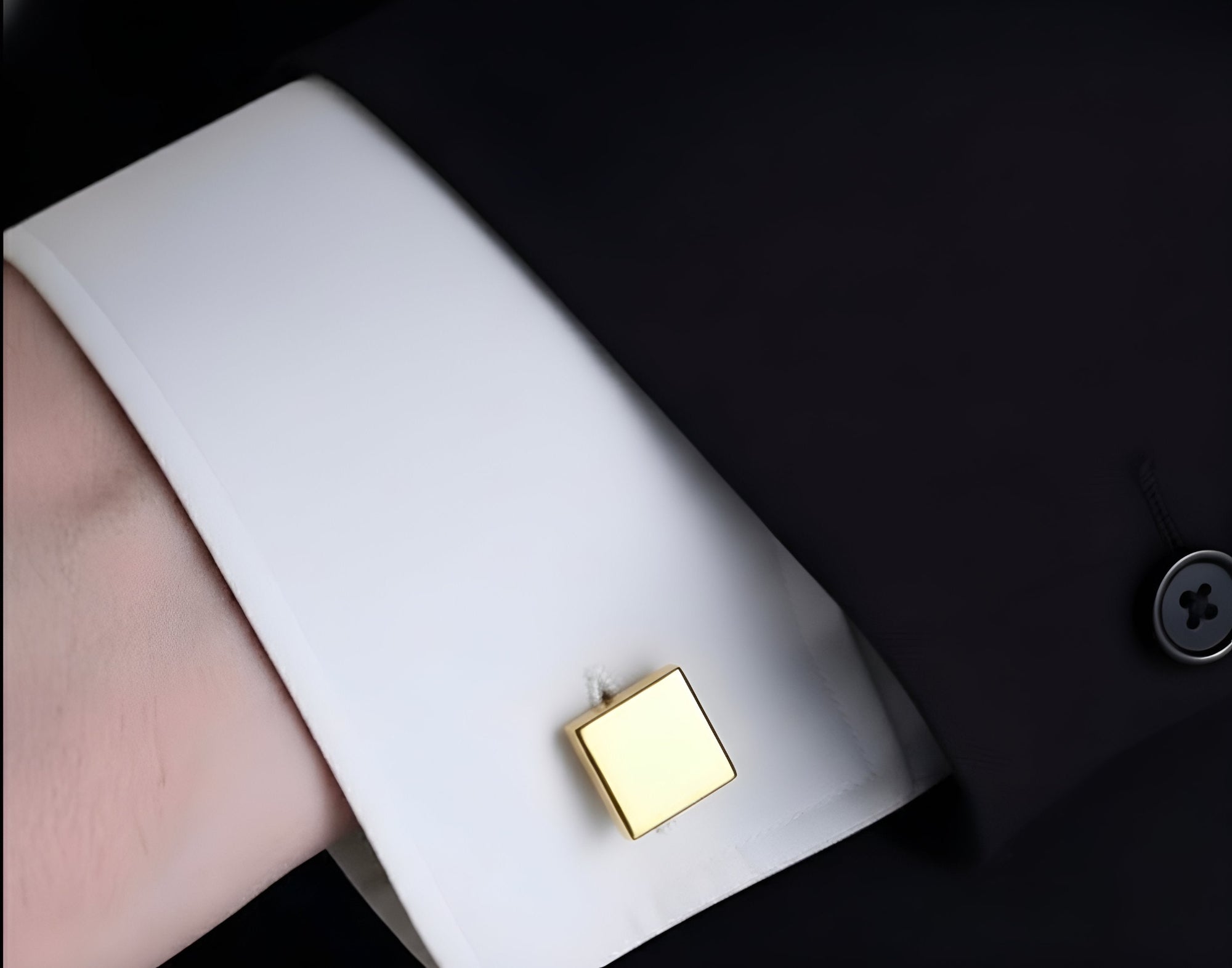 MiraDapper – Pure Gold Minimal Cufflinks