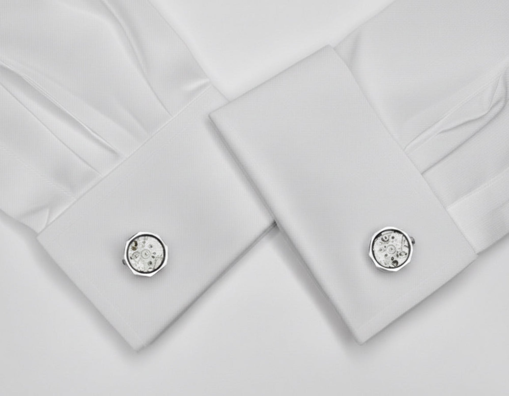 Octagon Mechanical Cufflinks – The Art of Precision