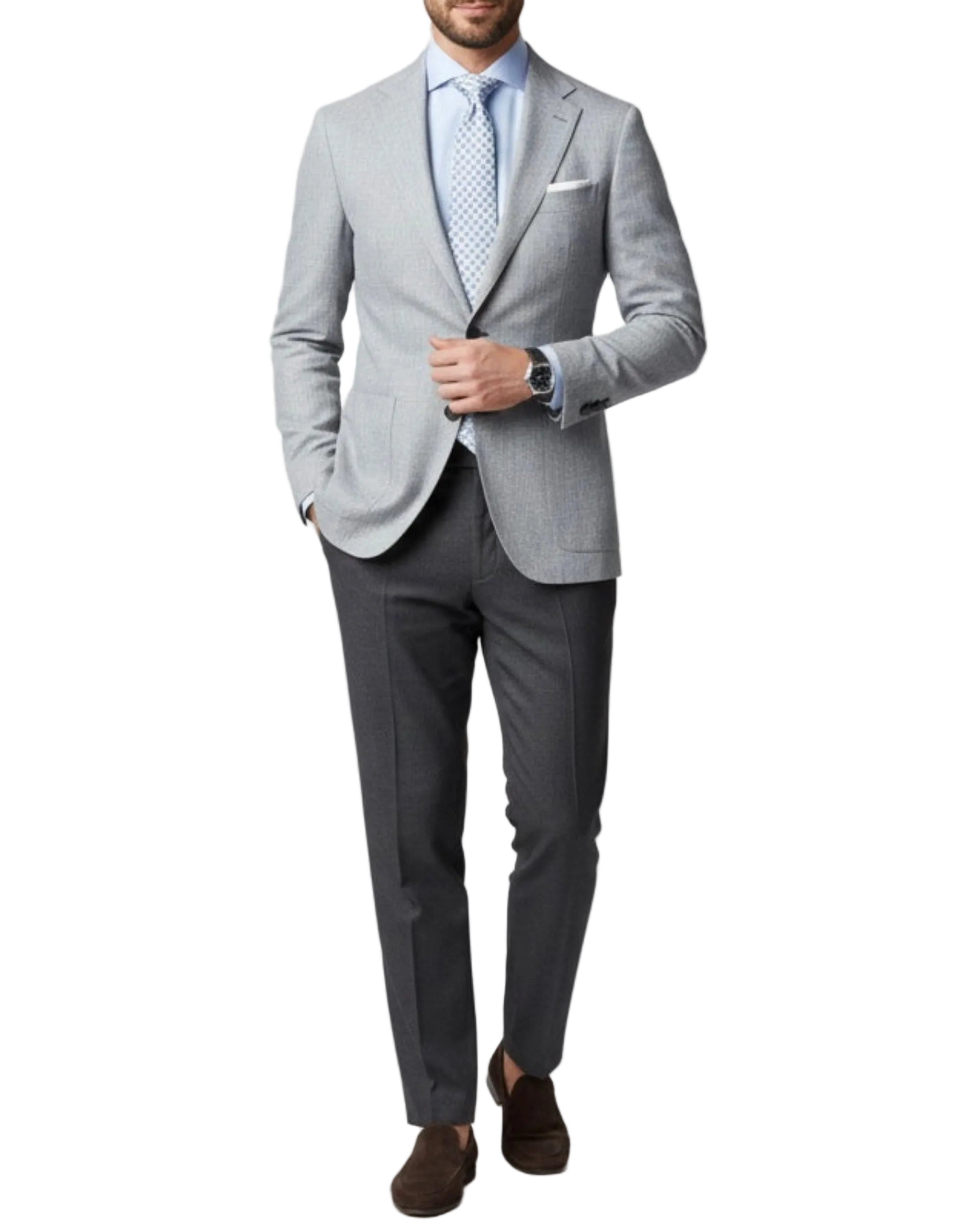 The Soft Silk Check of Quiet Confidence