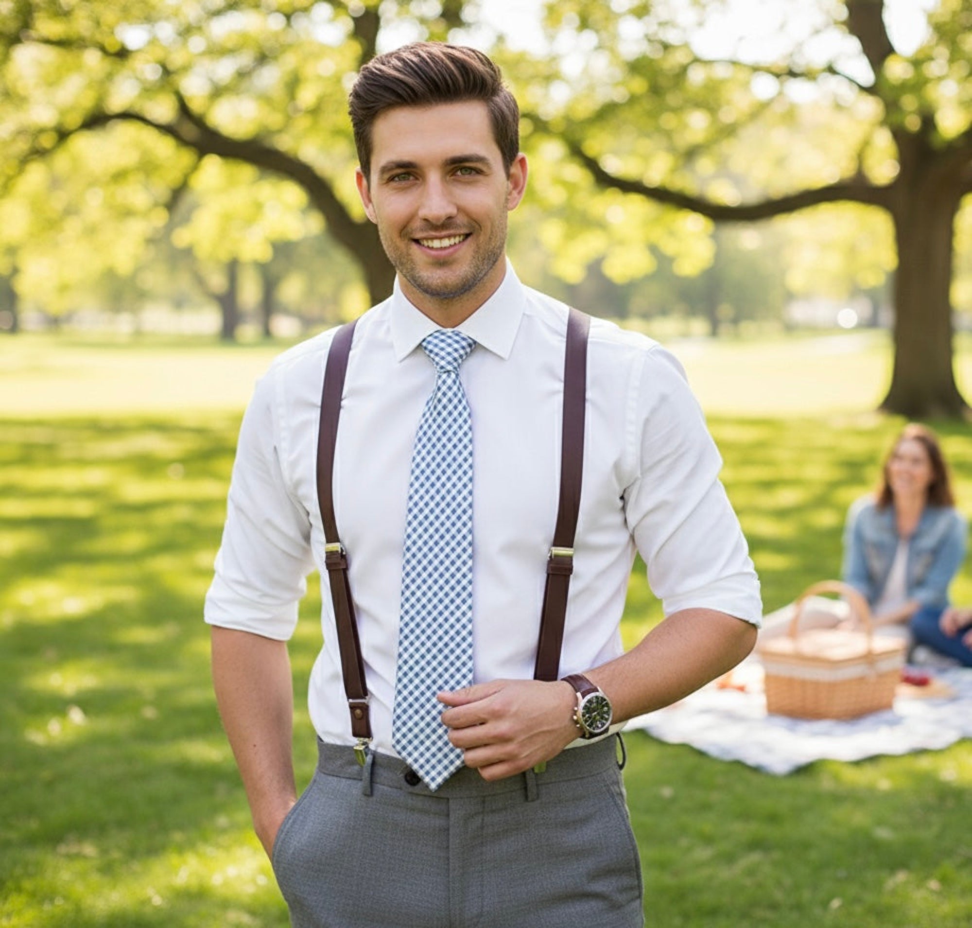 The Soft Silk Check of Quiet Confidence