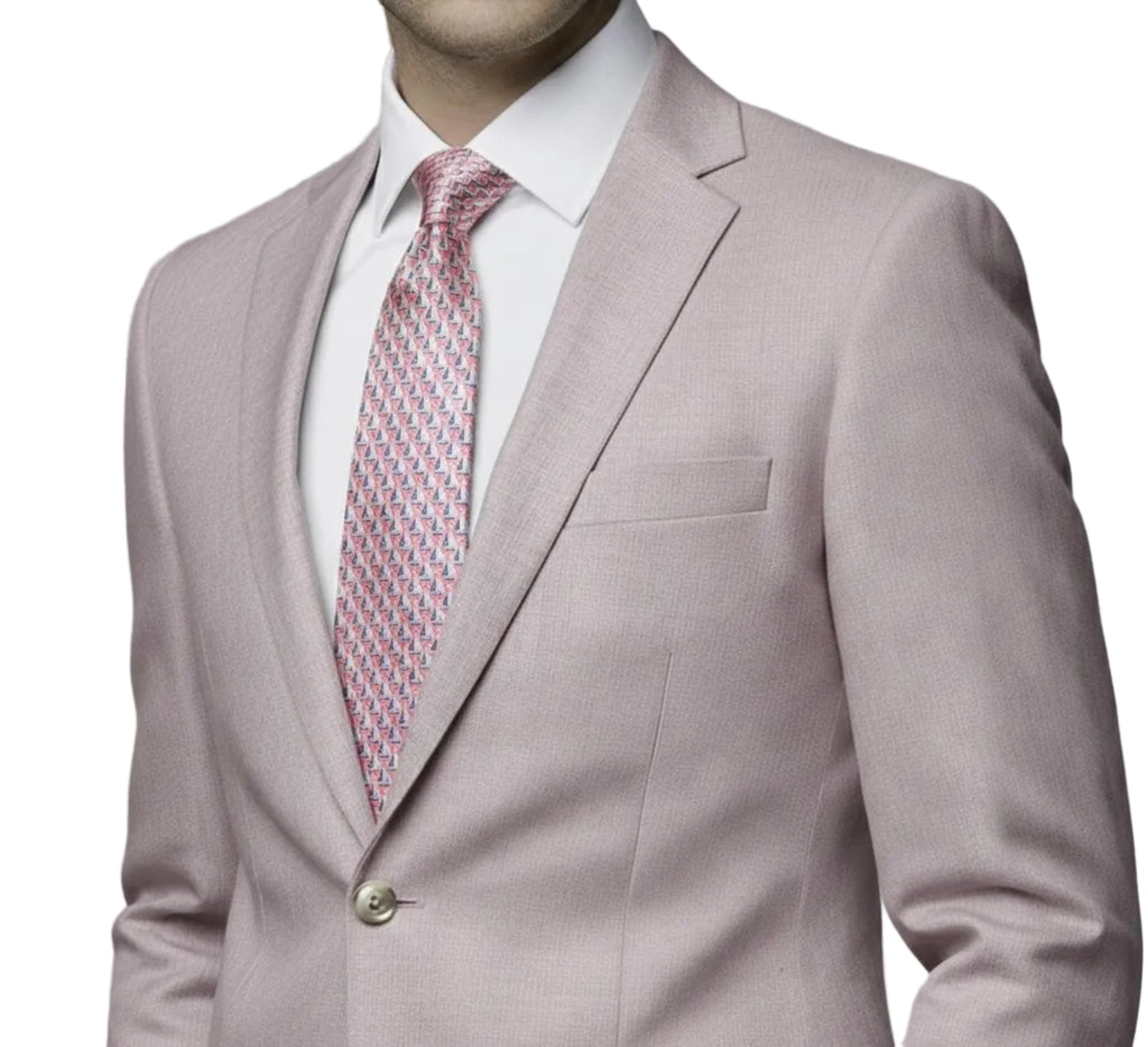 The Sailing Edit – Soft Coral Pink Silk Tie