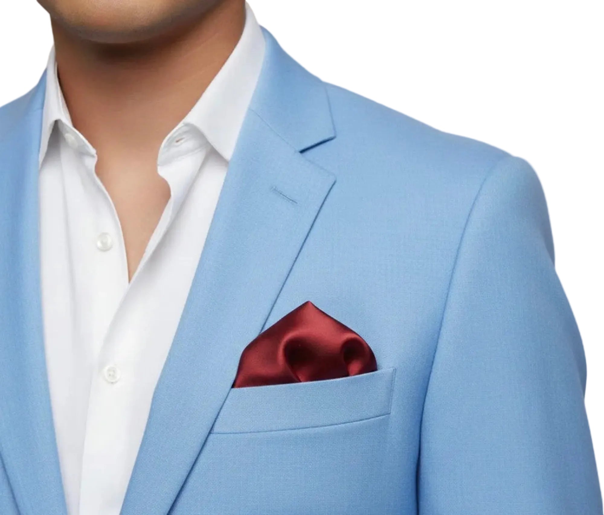 The Crimson Rose Silk Pocket Square